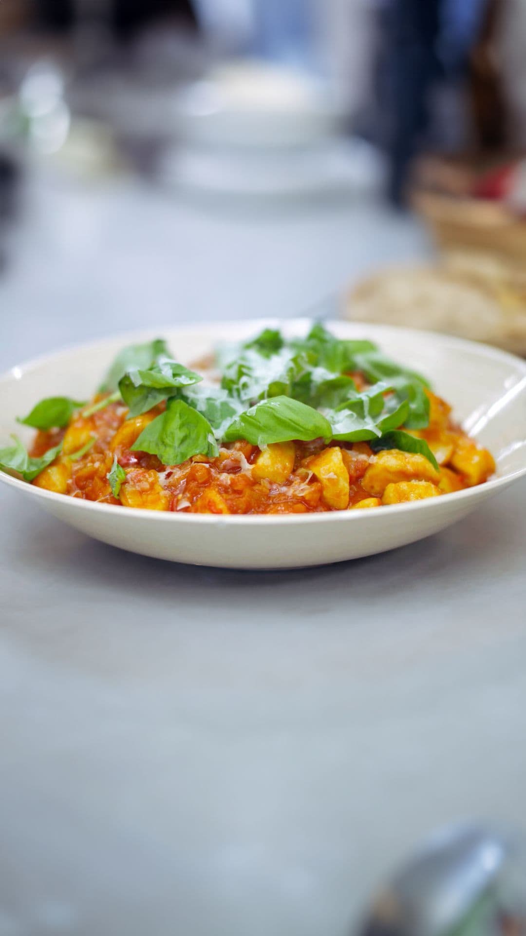 Gnocchi van ricotta a l'arrabiata