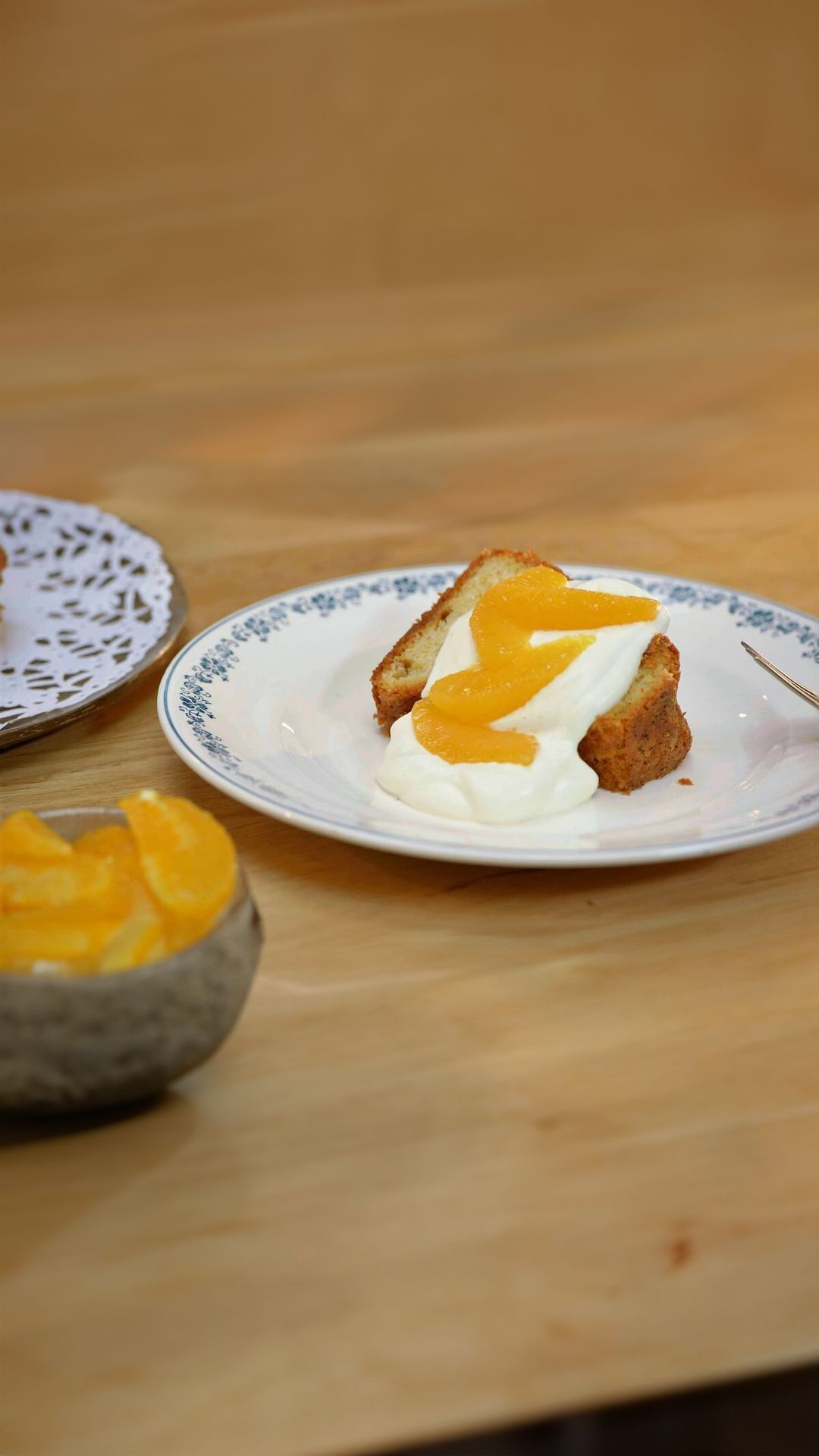 Savarin met grand marnier en sinaasappel