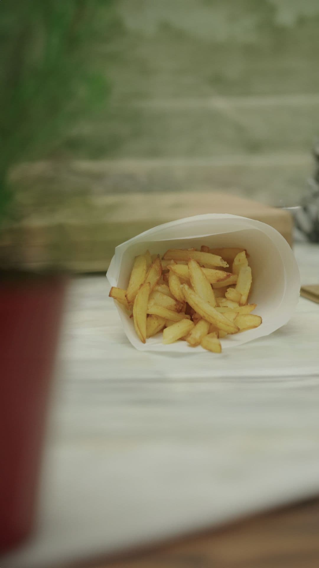 Verse frietjes bakken
