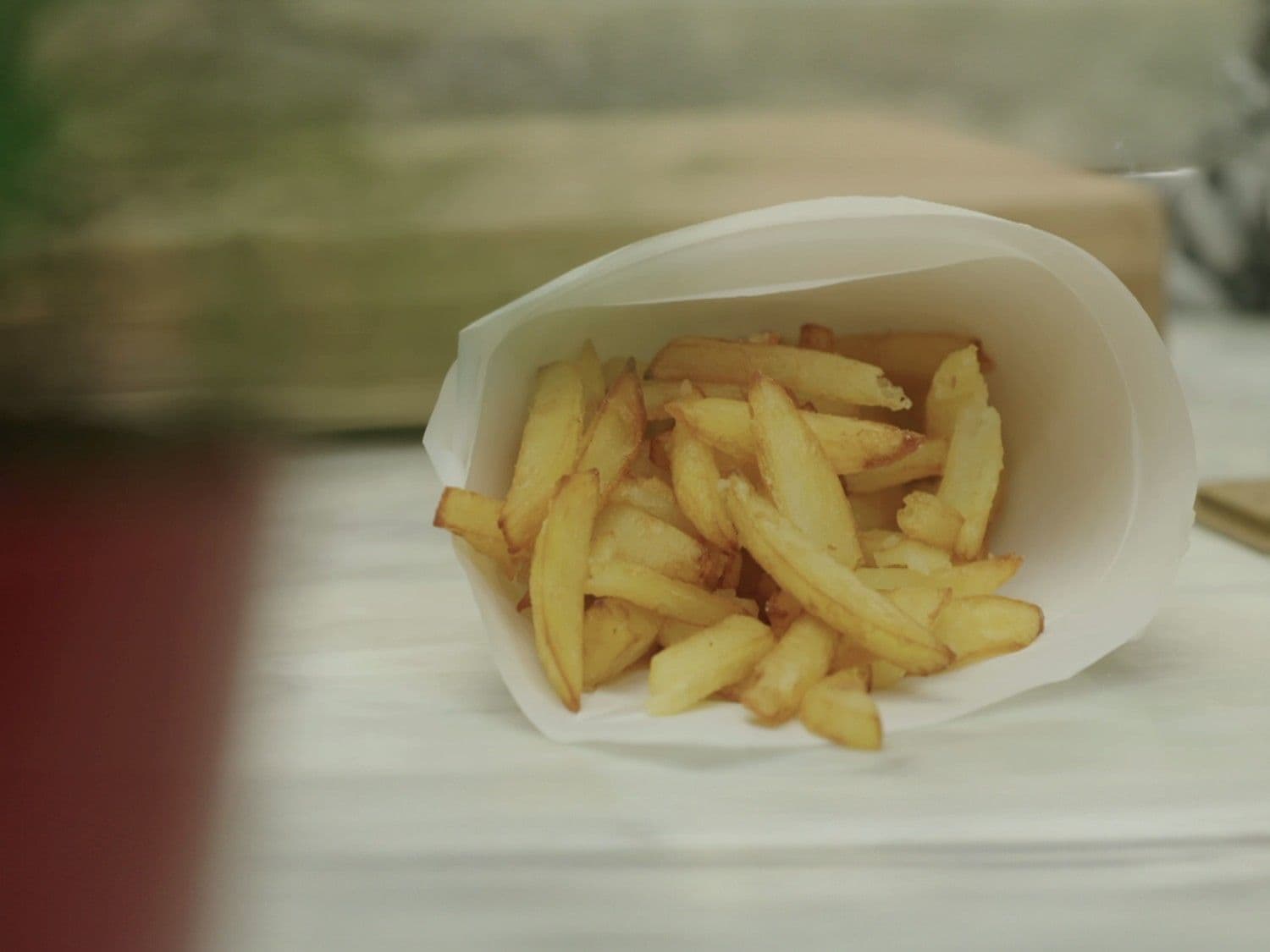 Verse frietjes bakken