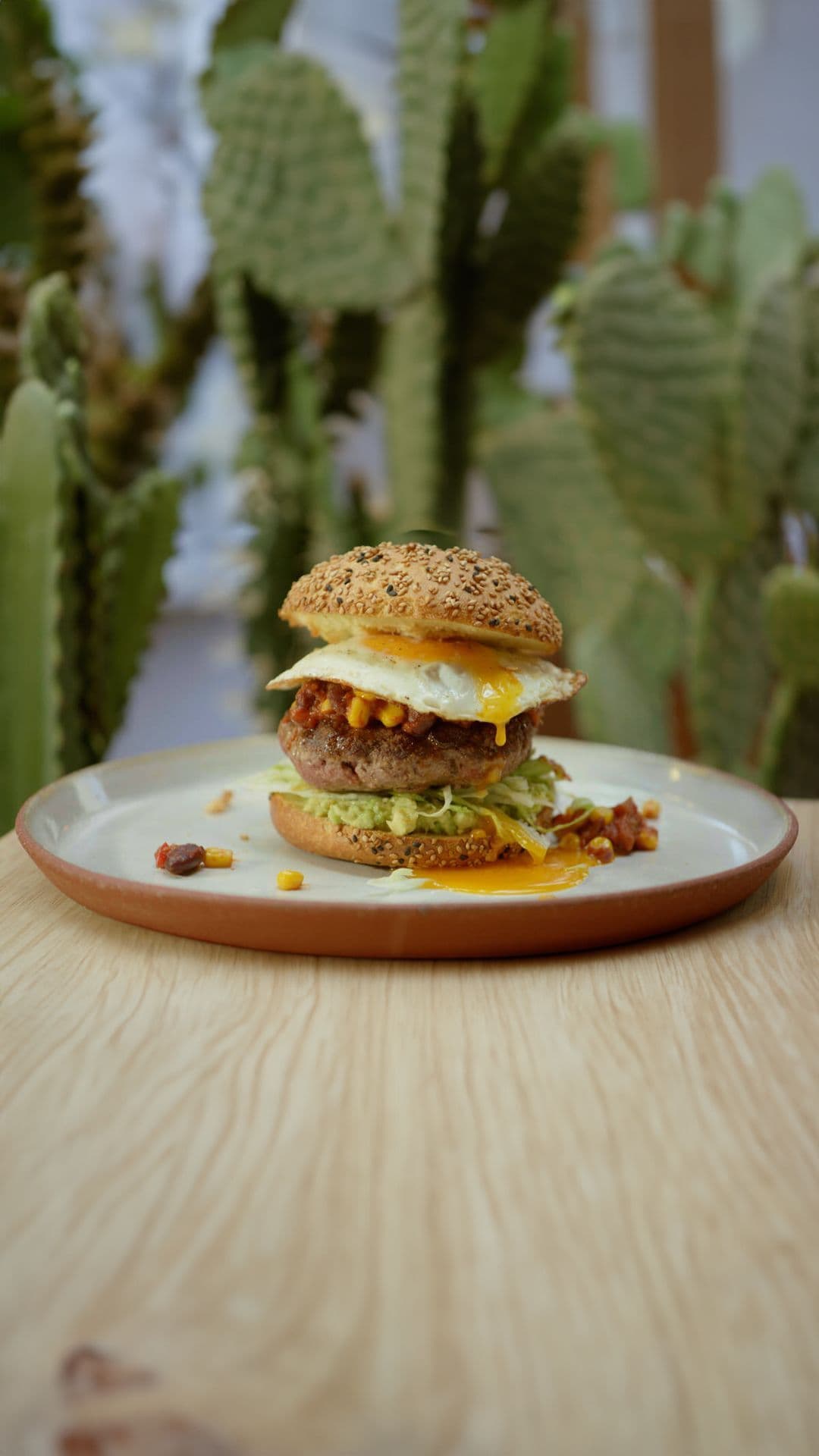 Chili con carne burger