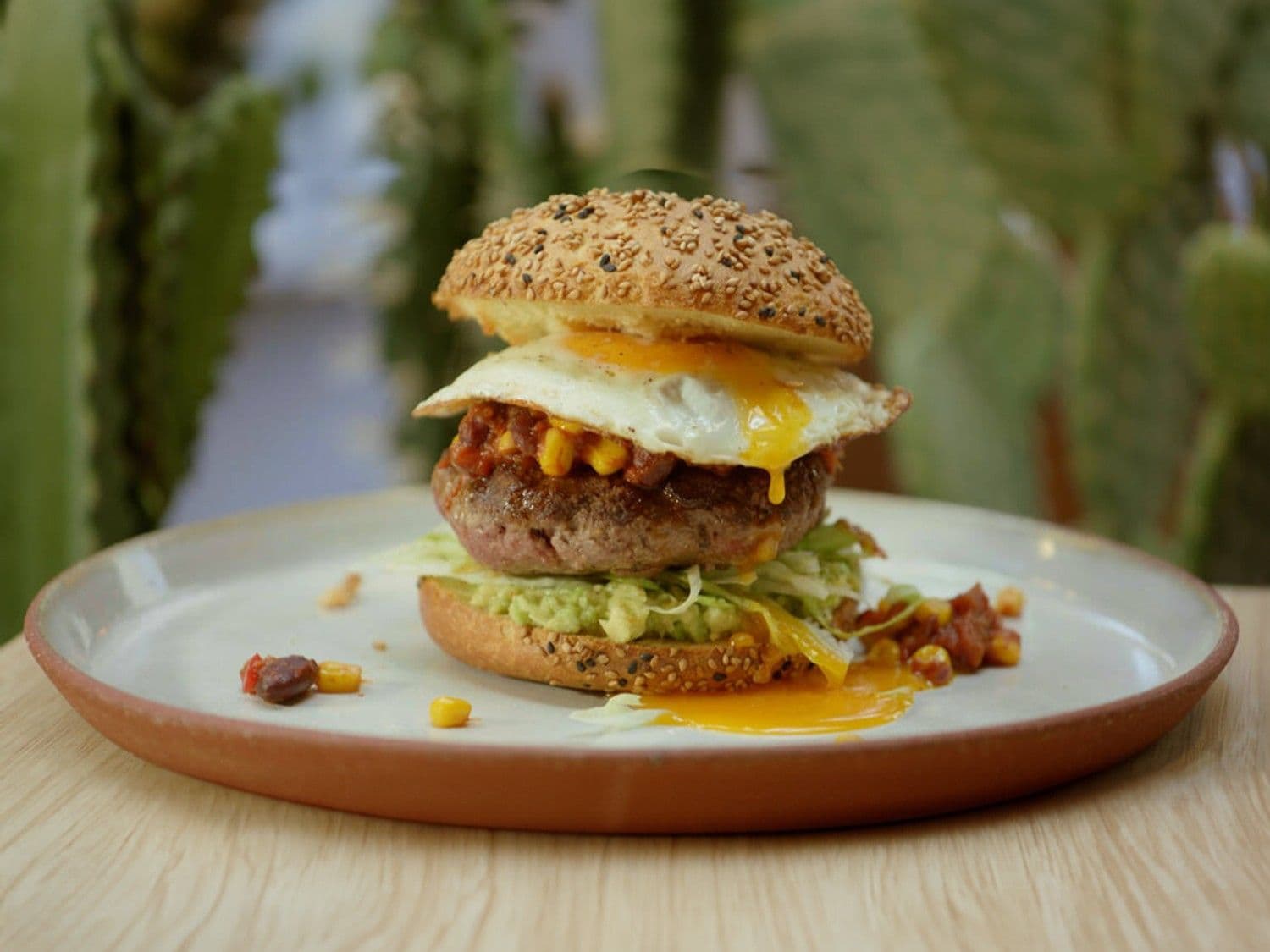 Chili con carne burger