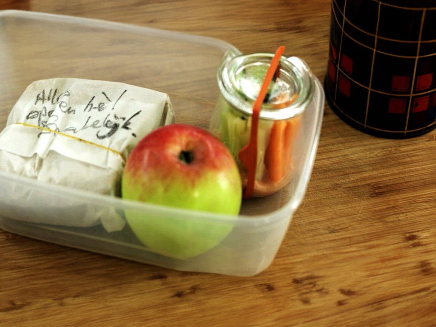 Gezonde lunchbox