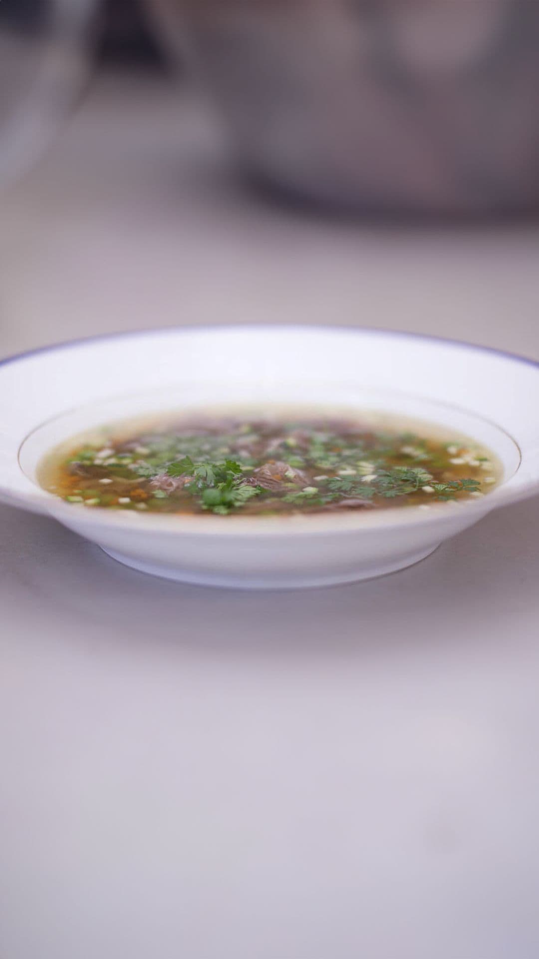 Consommé van ossenstaart