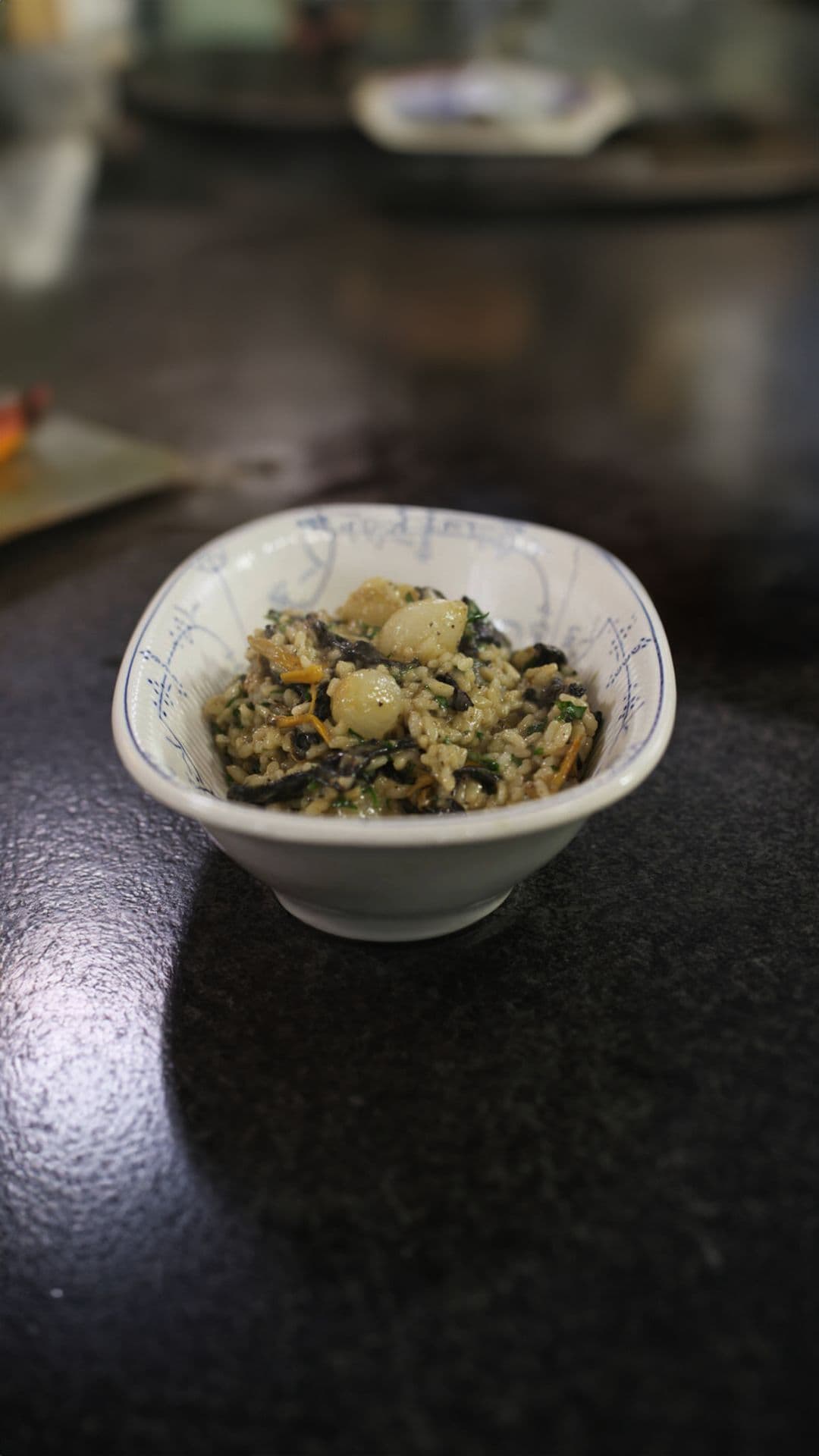 Risotto met boschampignons