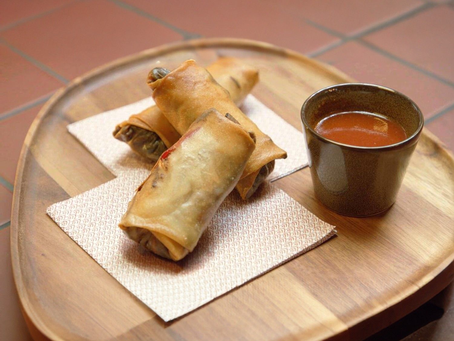 Loempia’s met zoetzure saus