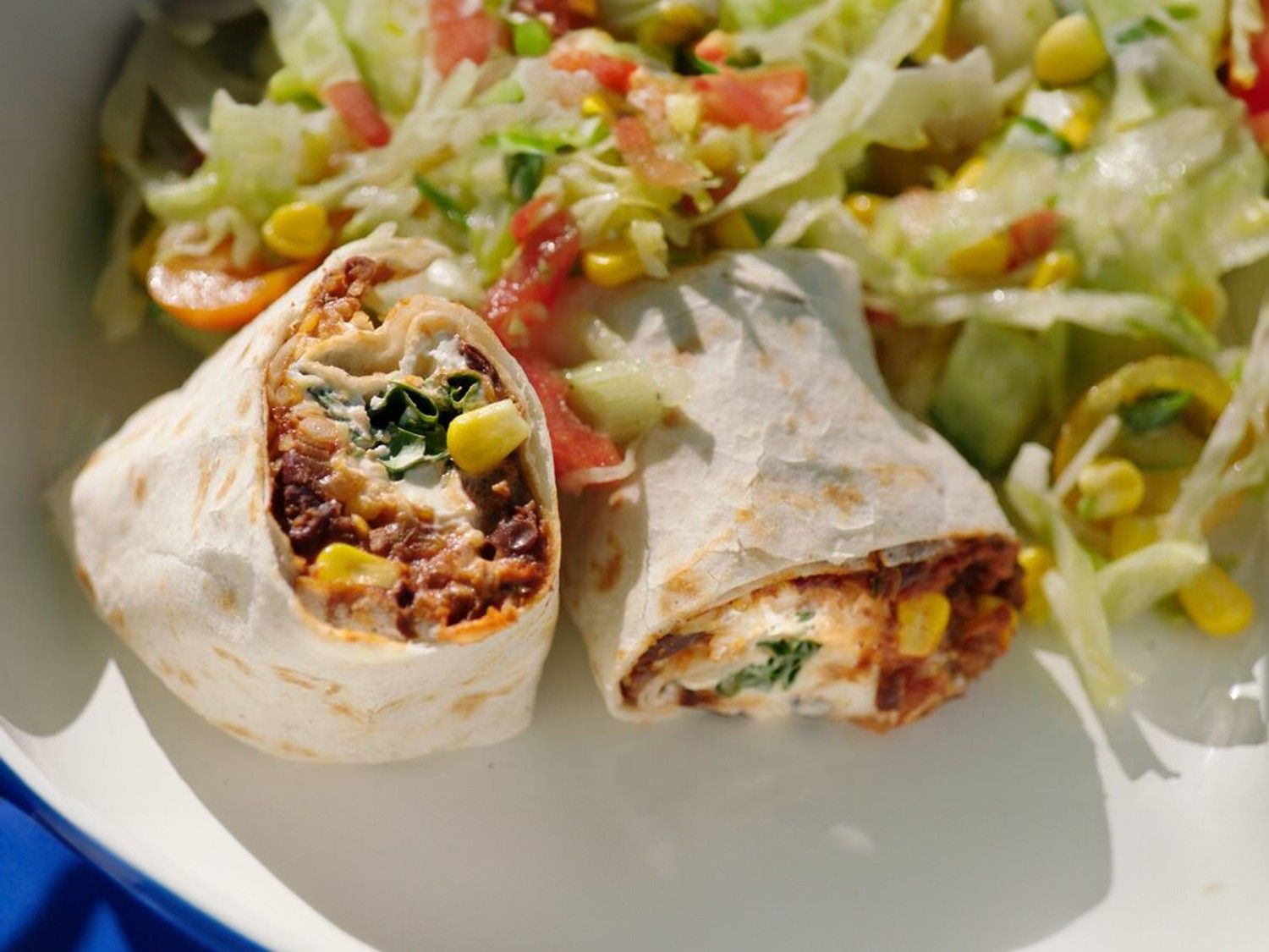 Burrito met chili con carne