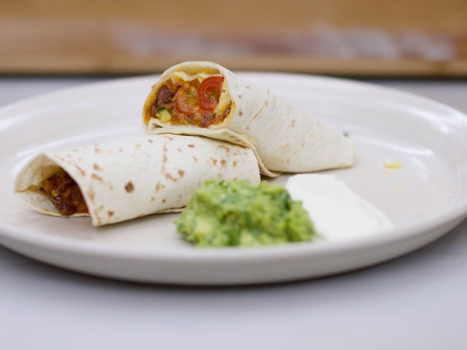 Mexicaanse (ontbijt)burrito's