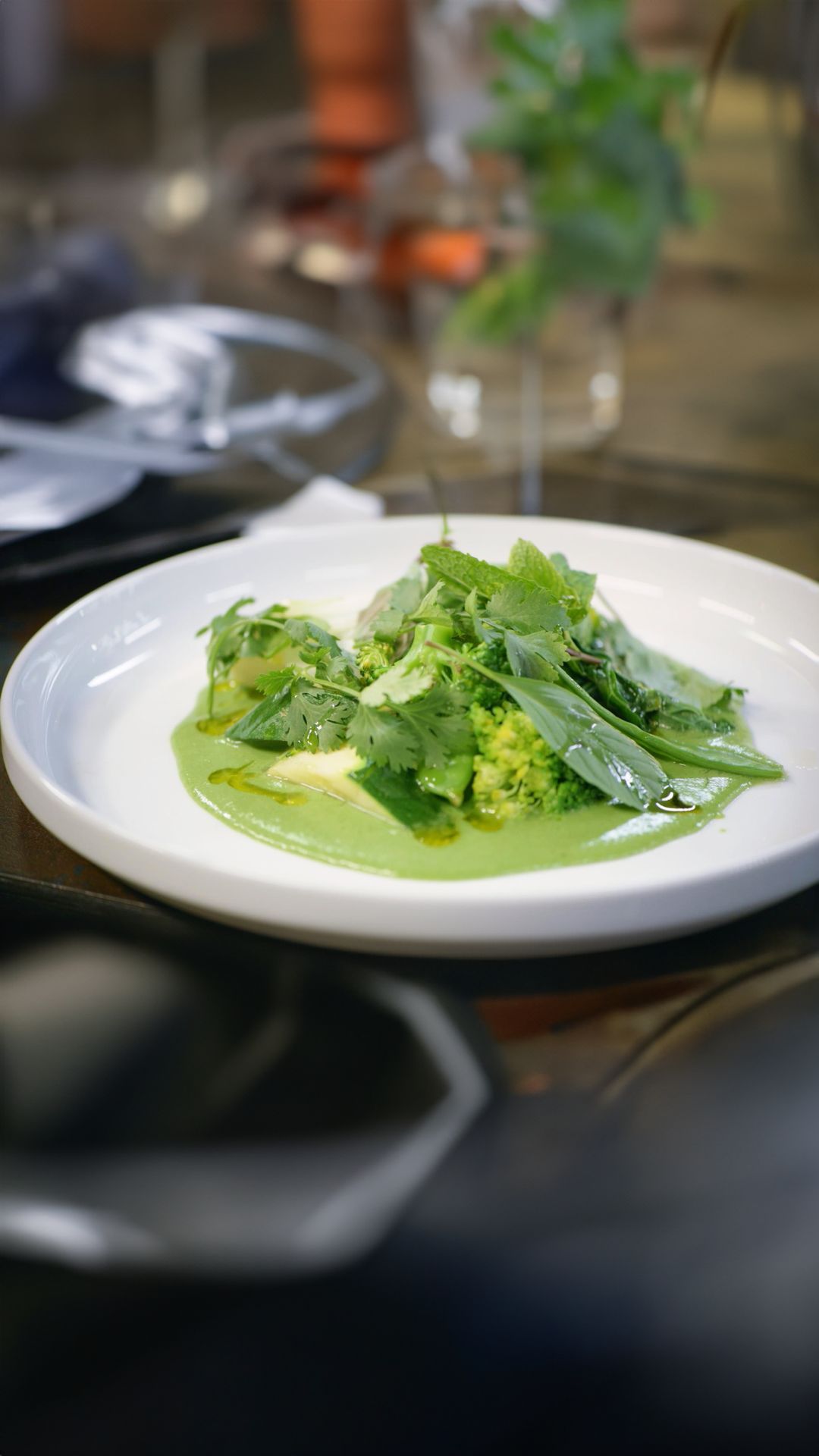 Curry van groene groenten