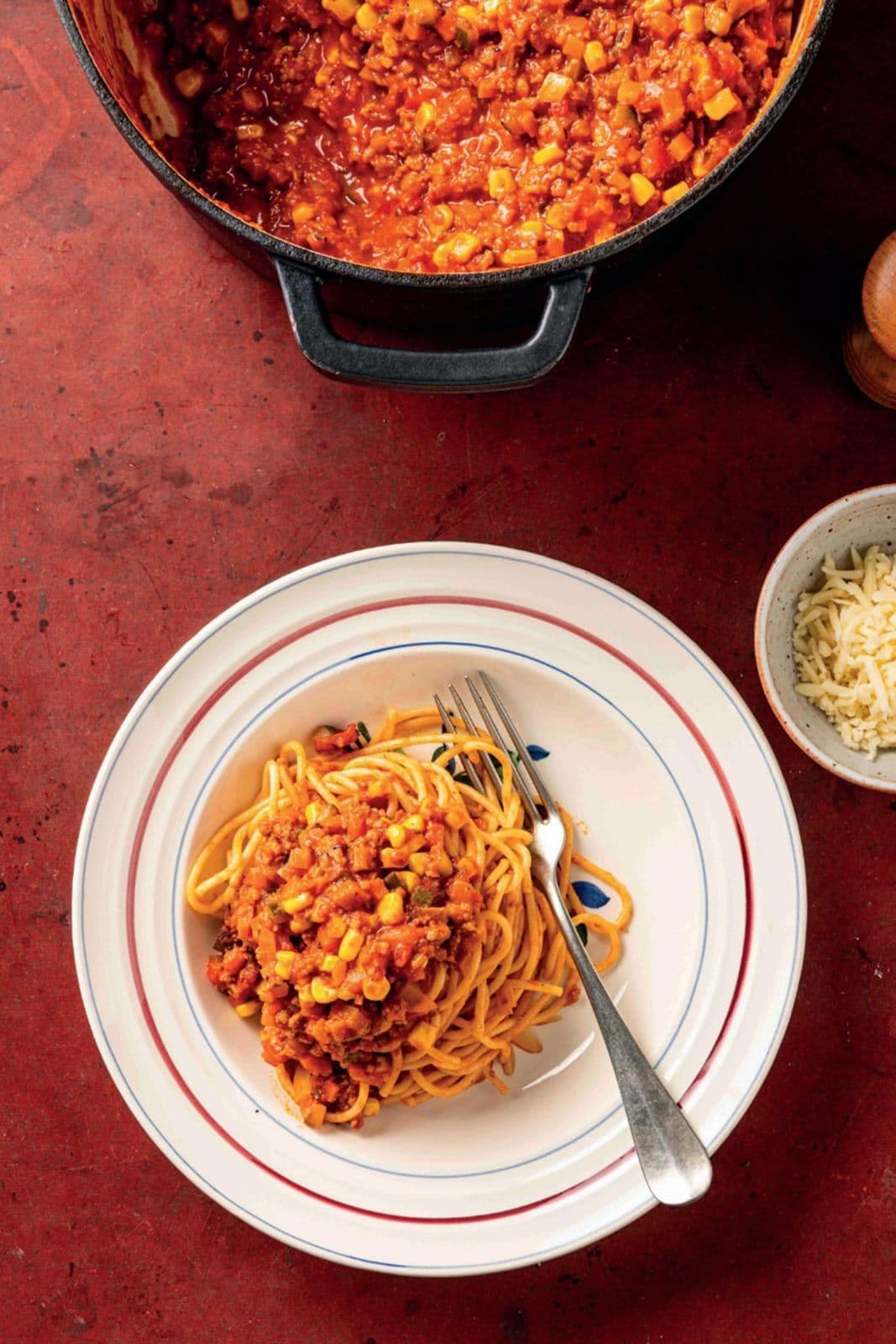 Rudy's spaghetti