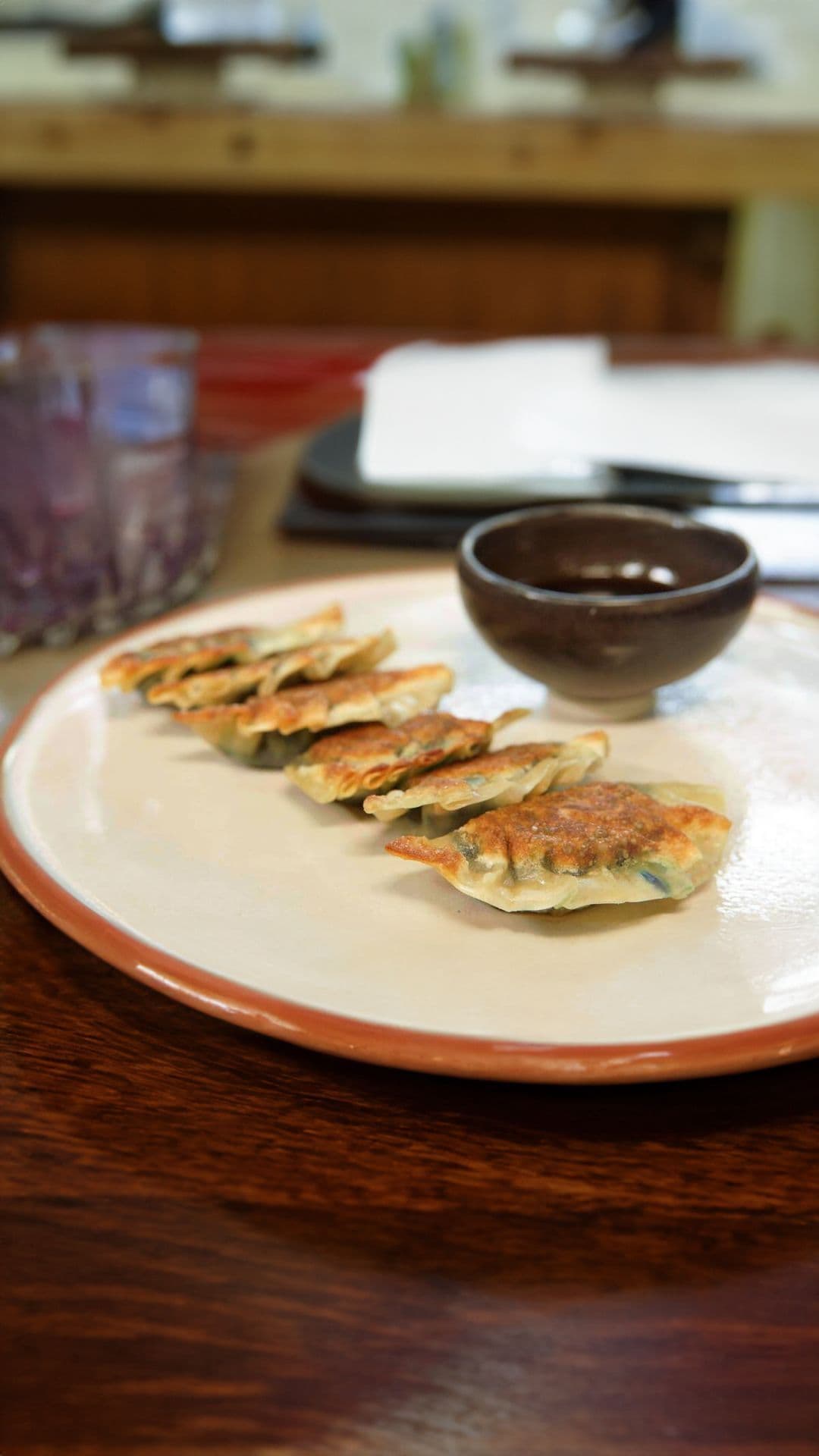 Gyoza van rode kool