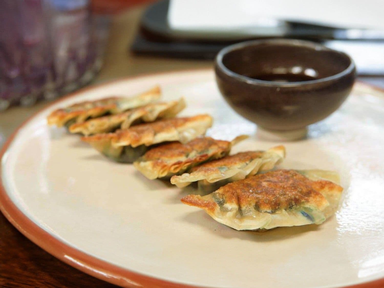 Gyoza van rode kool