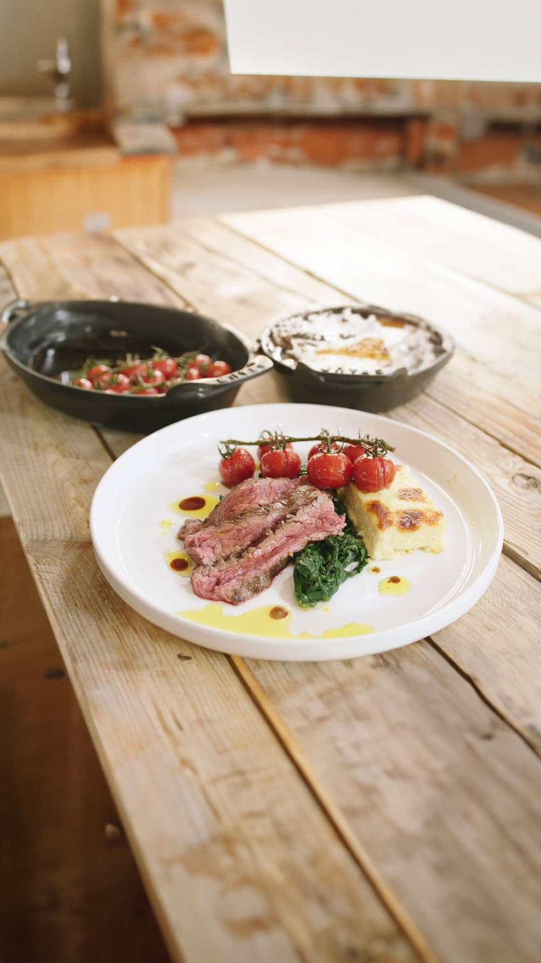 Bavette met gnocchi a la Romana