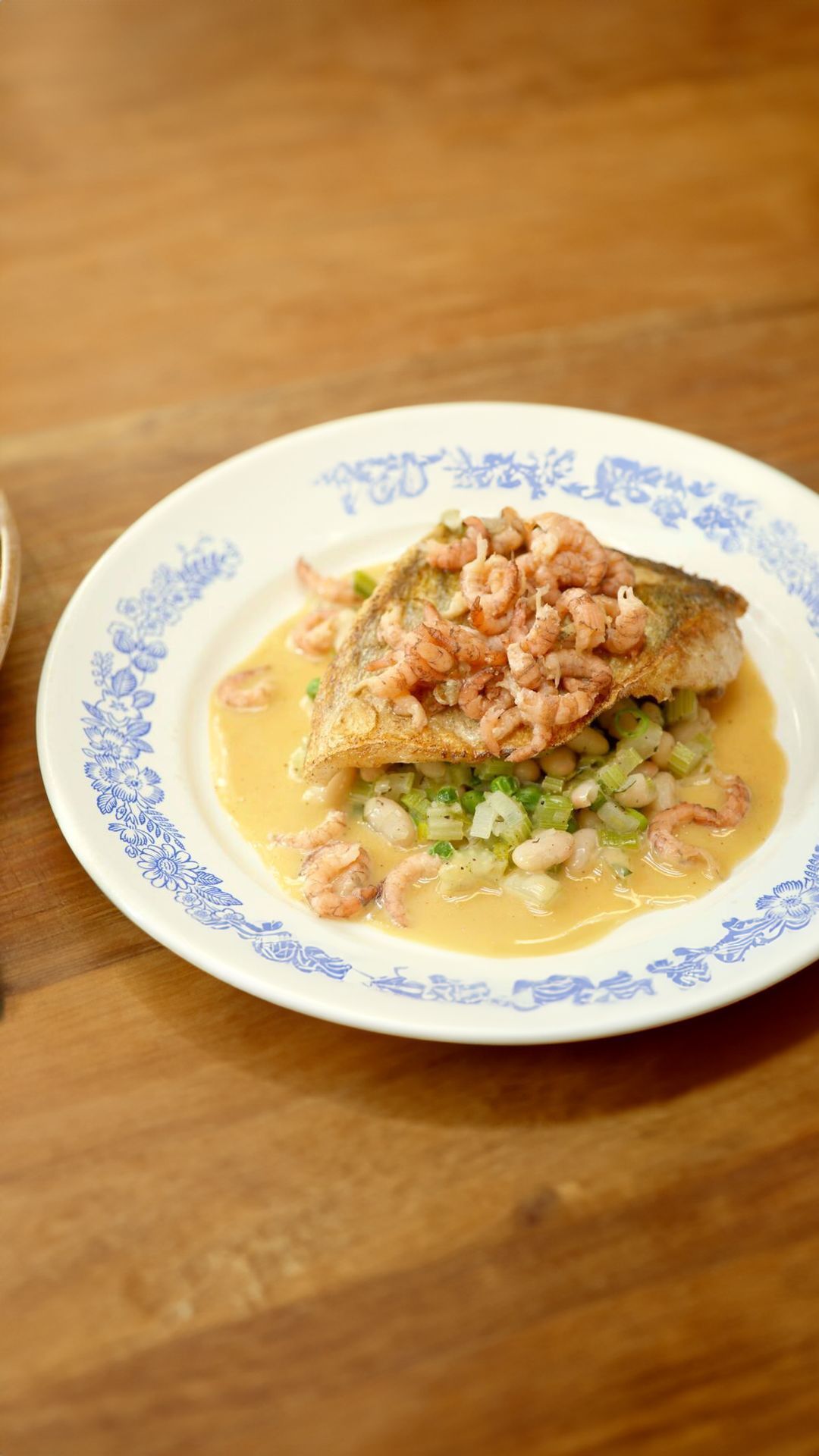 Snoekbaars met peulvruchten en beurre blanc van verjus