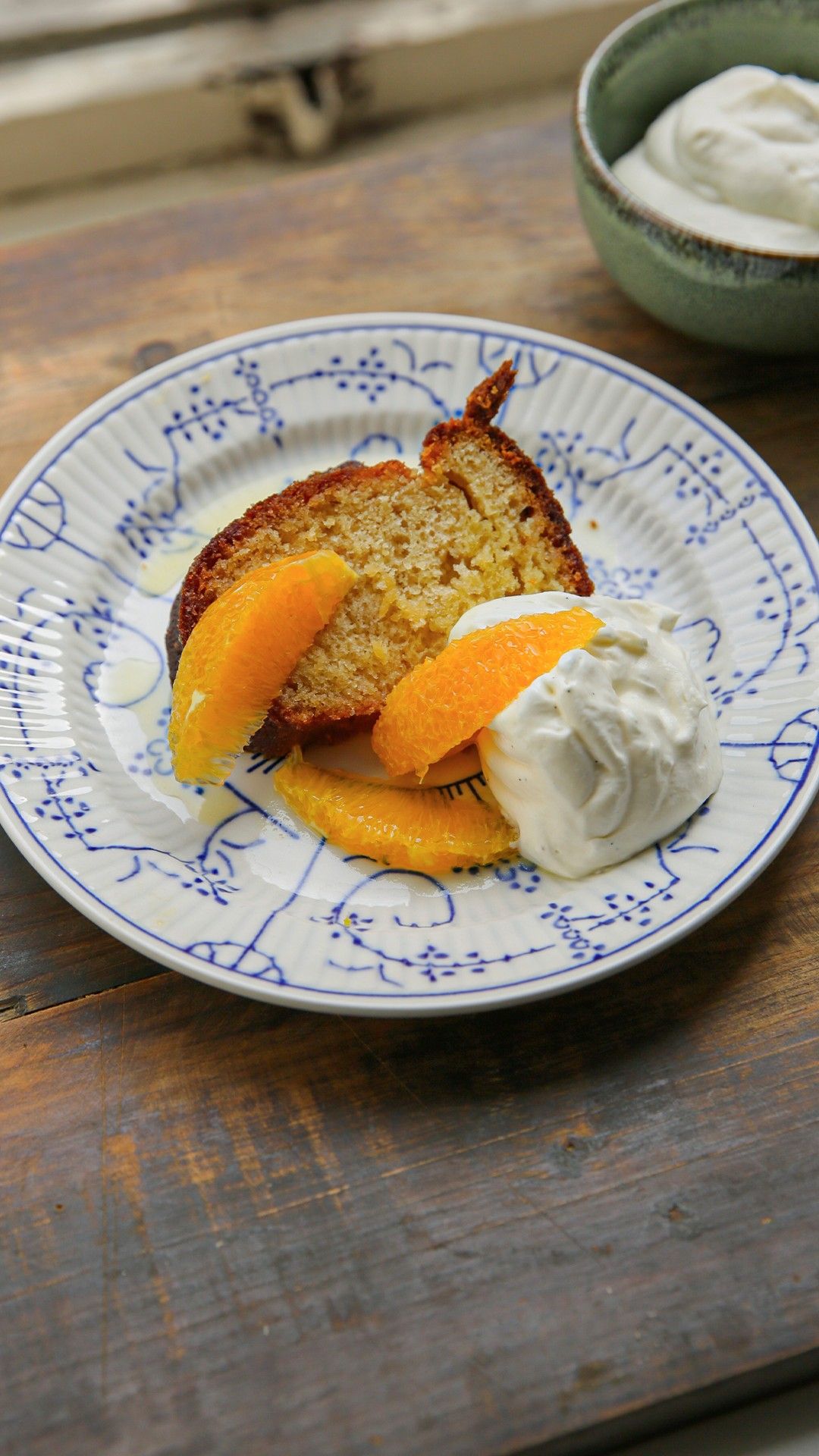 Savarin met Grand Marnier en sinaasappel