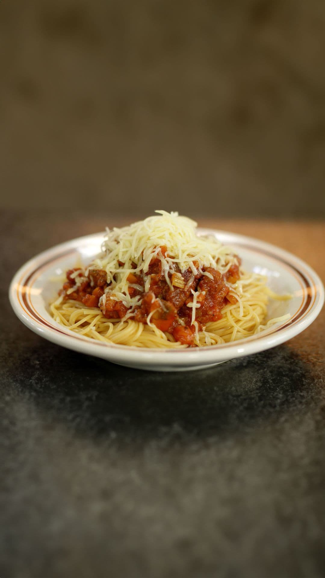 Spaghetti bolognaise voor op kamp 