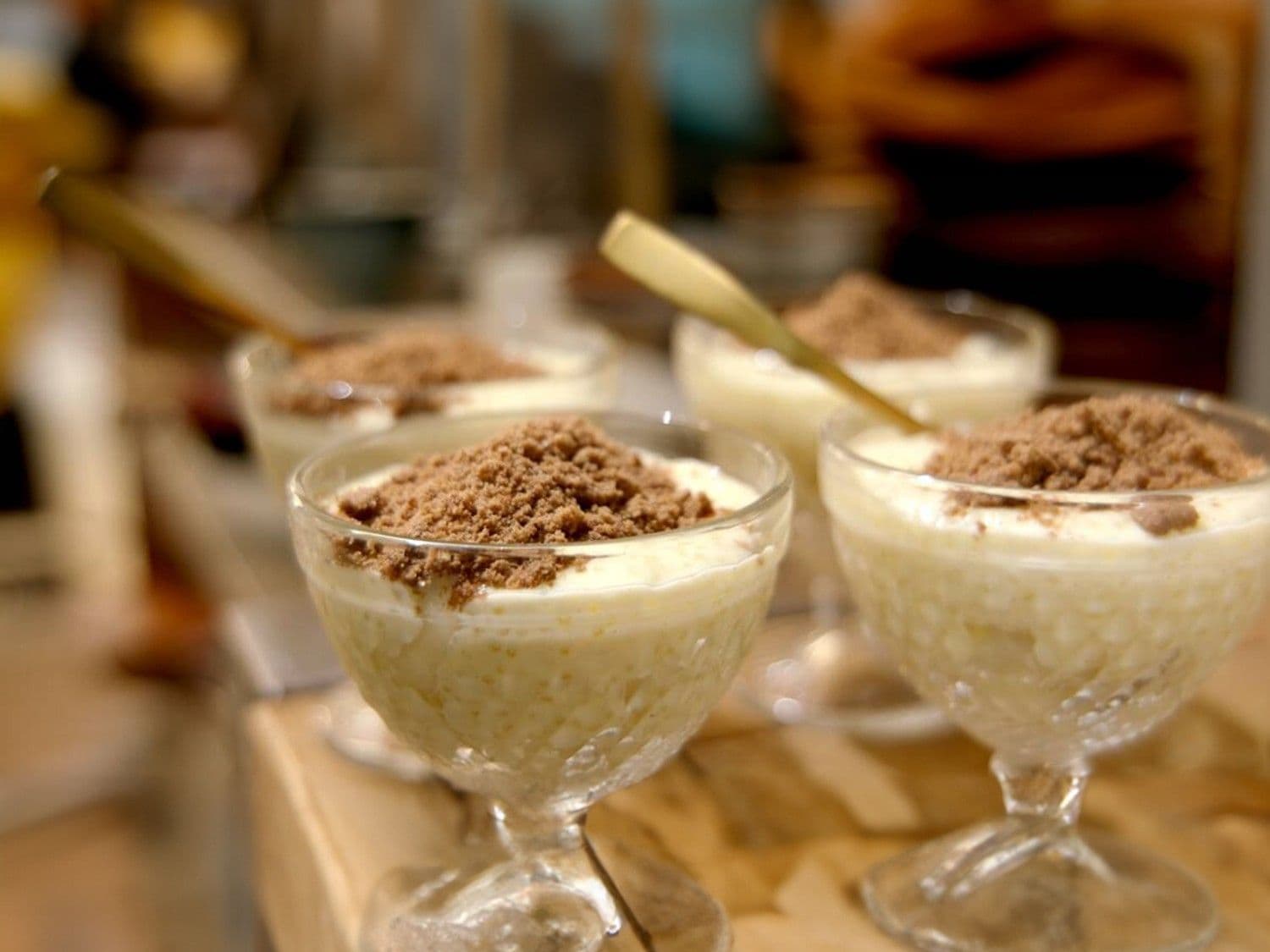 Tapiocapudding met peer en speculaas