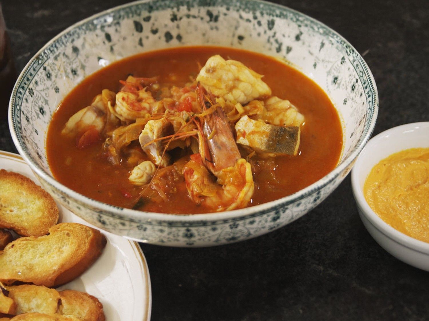 Bouillabaisse met rouille