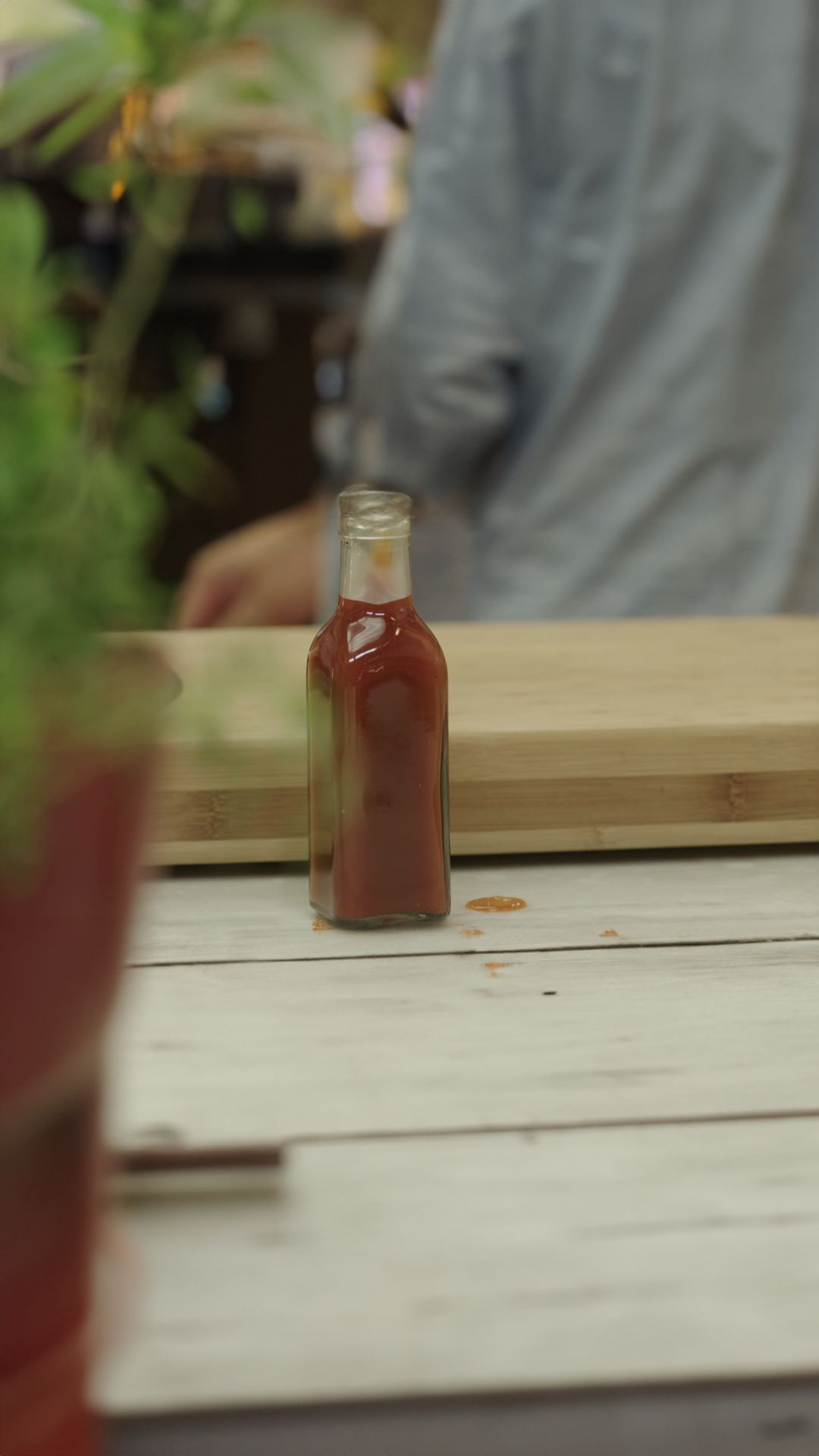 Homemade chiliketchup