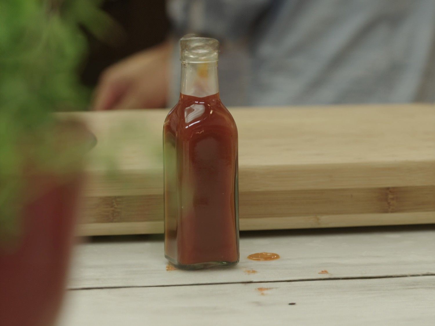 Homemade chiliketchup
