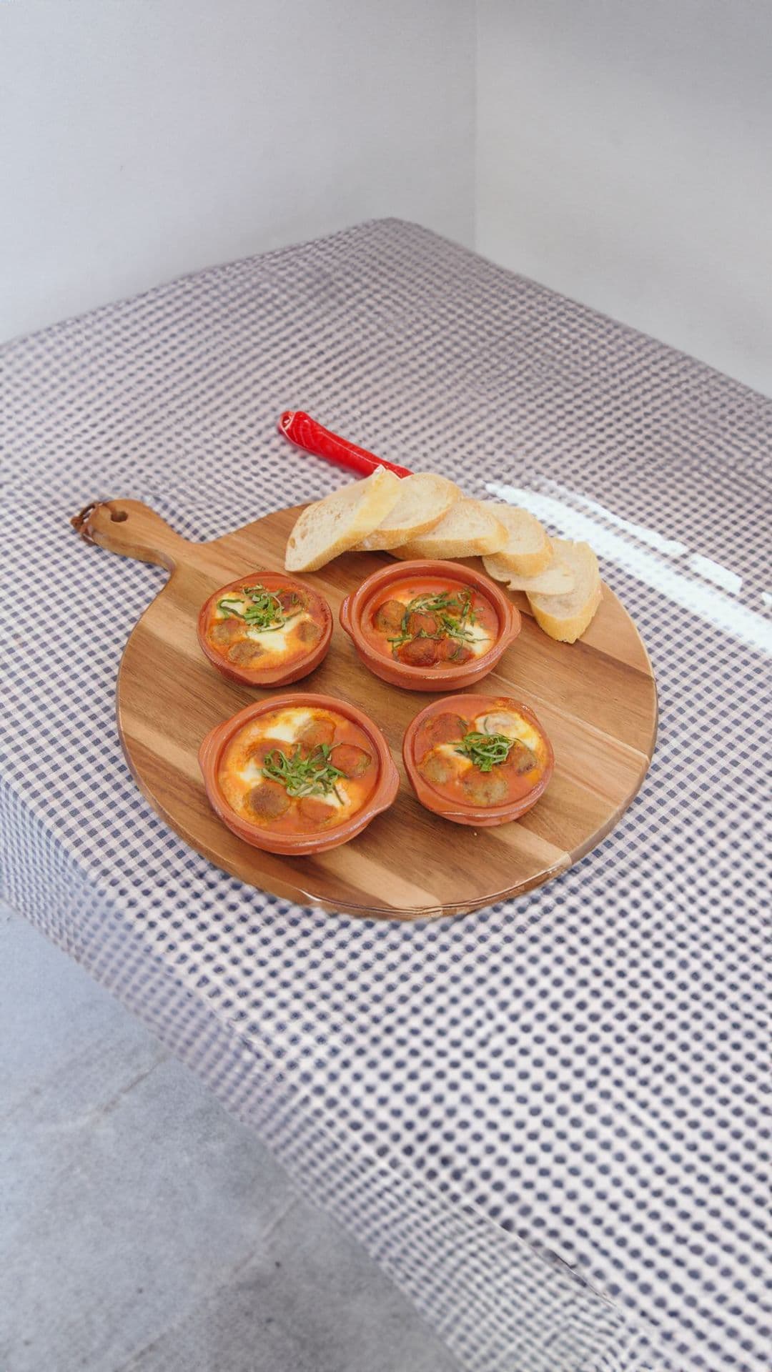 Bocadillo con albóndigas