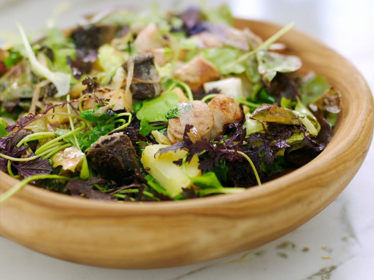 Salade met knolselder en pens