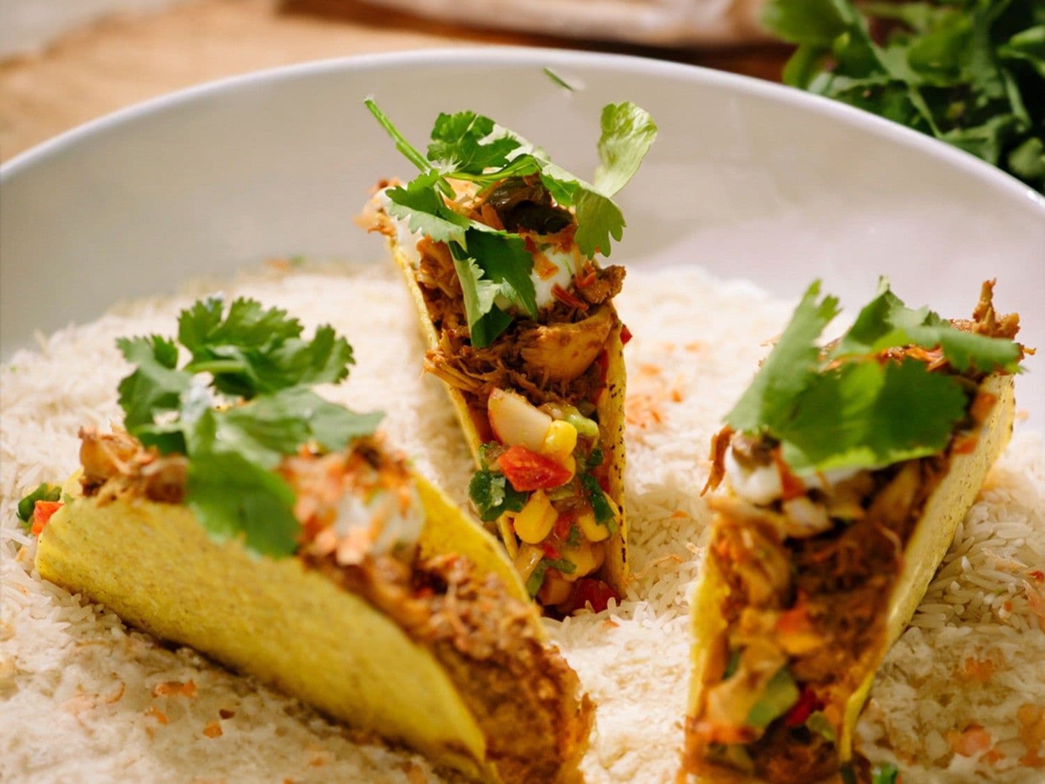 Taco met kip