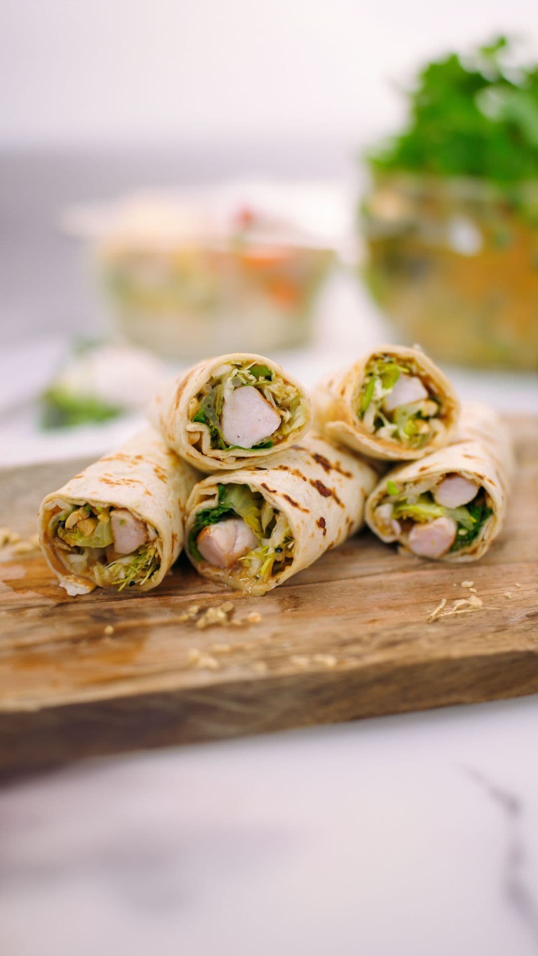 Wrap met gegrild konijn