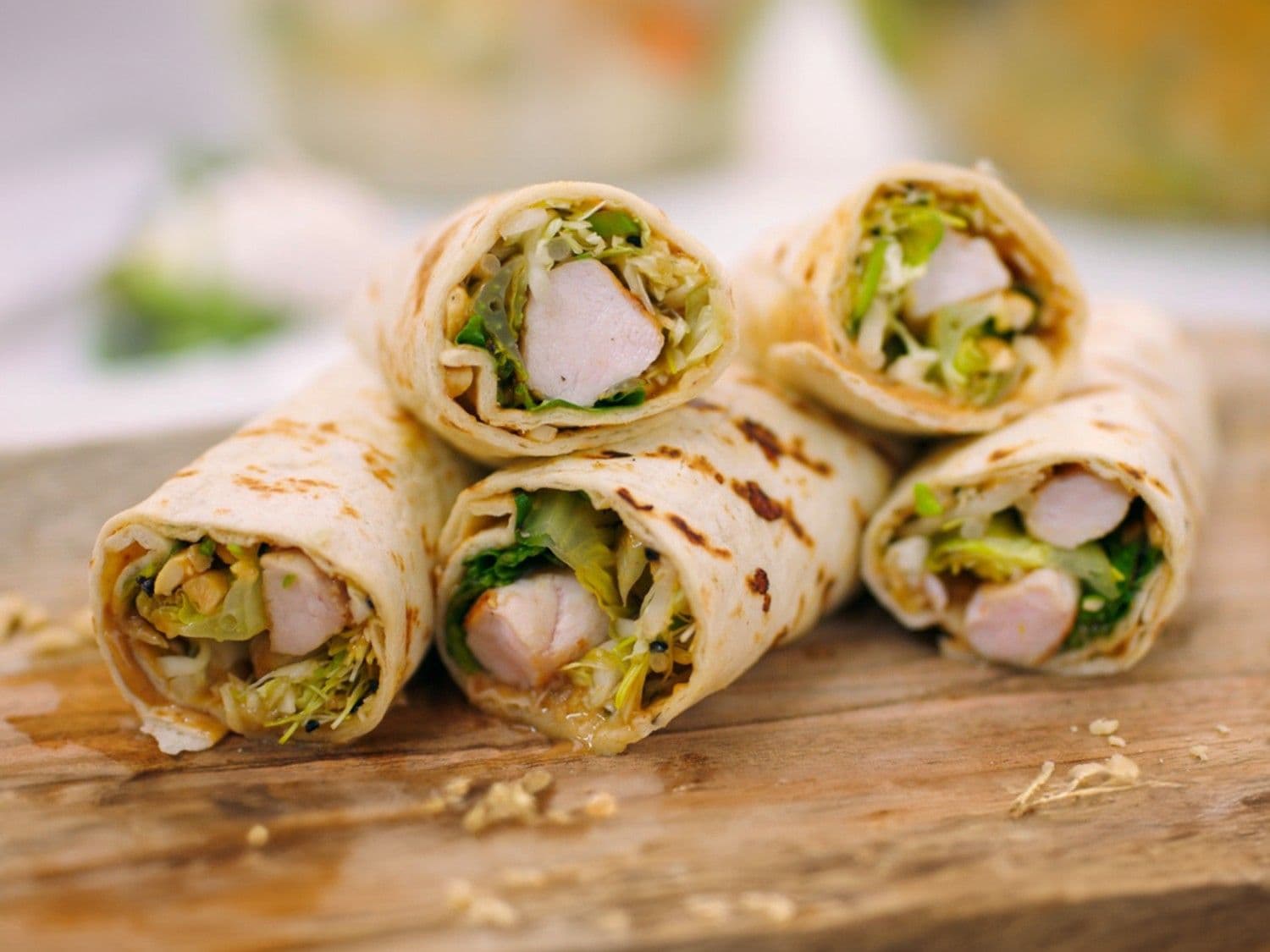 Wrap met gegrild konijn