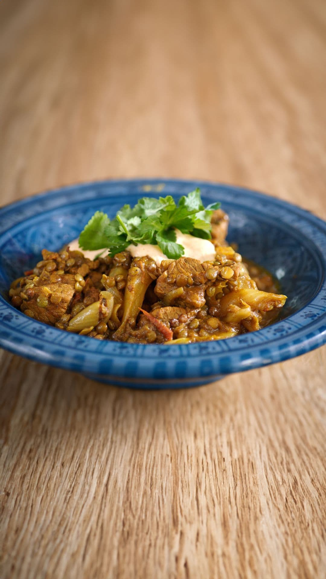 Stoofpot van kalf met venkel en linzen
