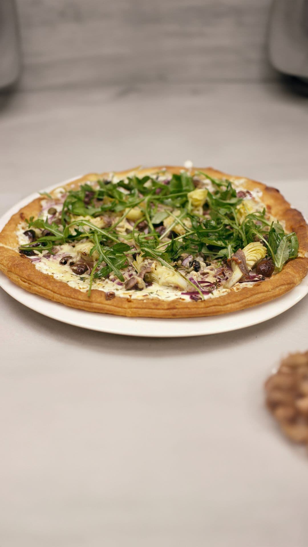 Bladerdeegpizza met vanalles