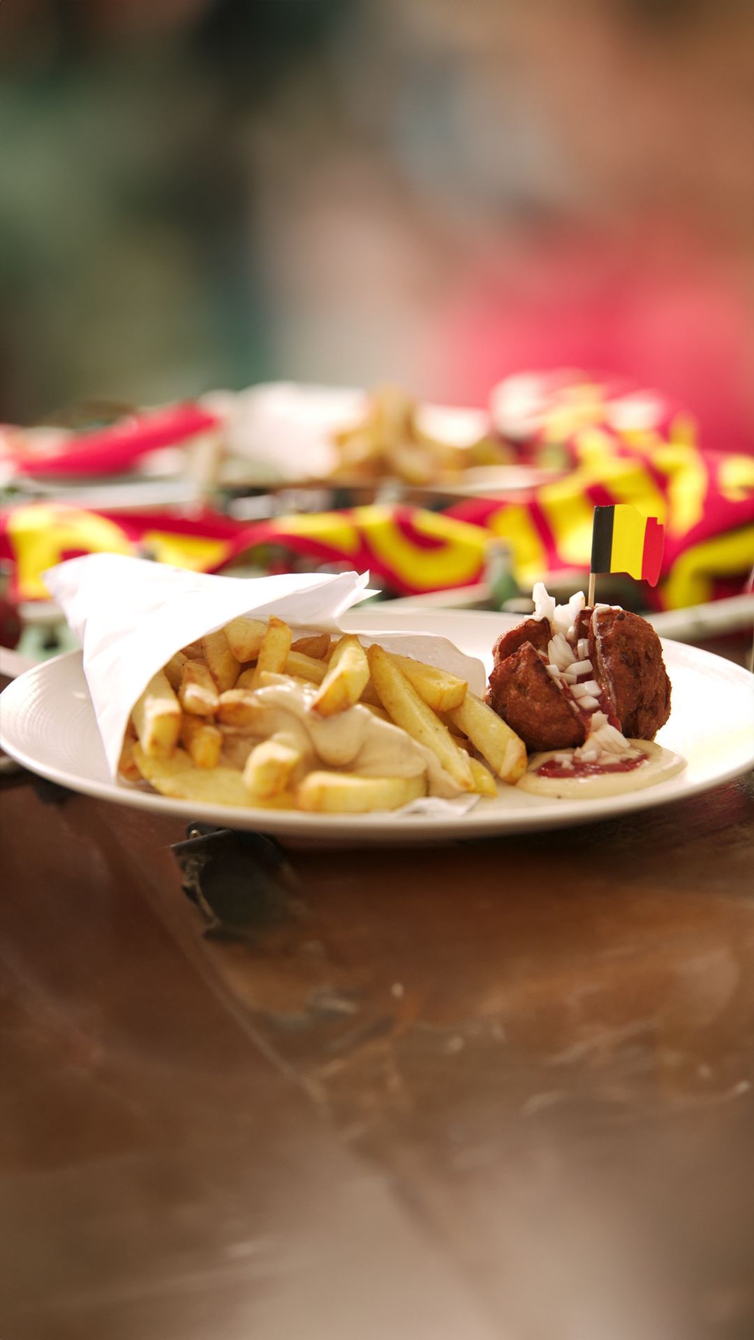 Echte belgische frieten met boulet special
