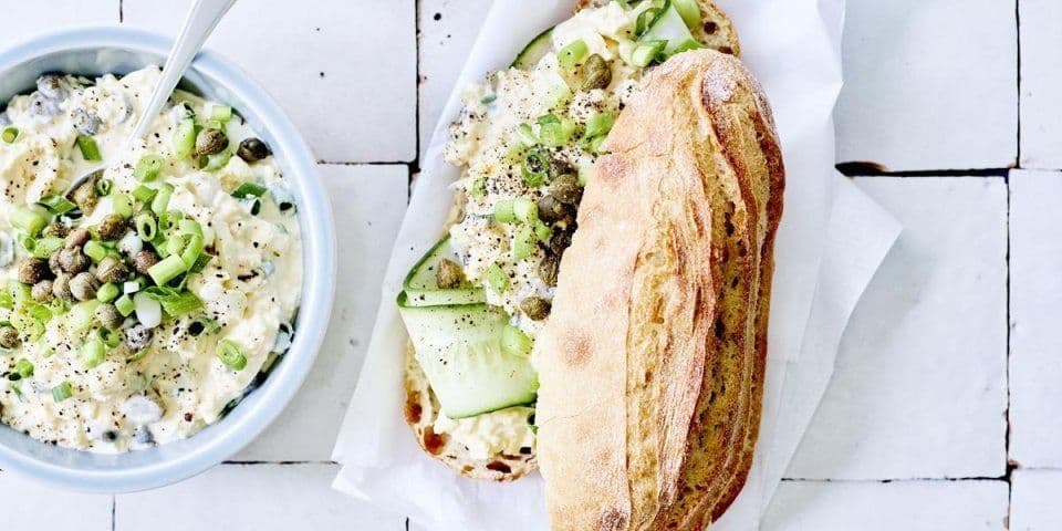 Broodje eiersalade