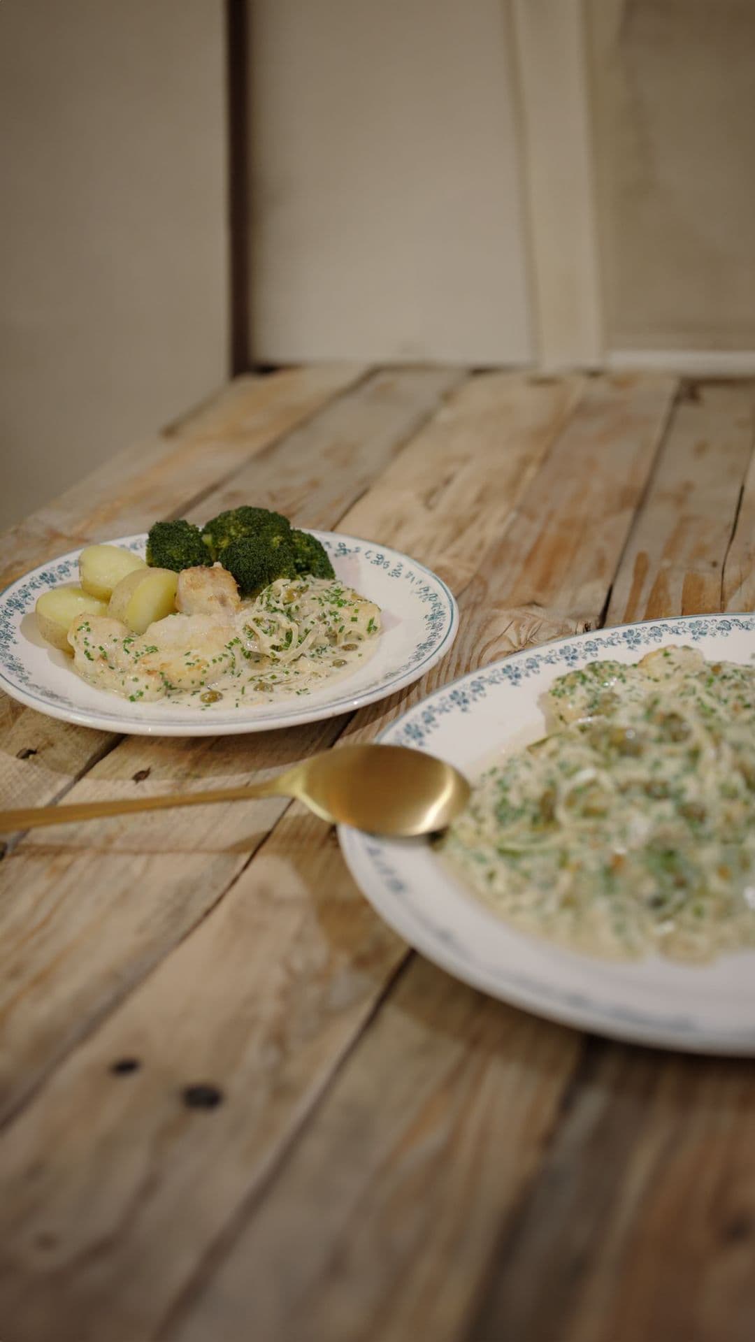 Zeeduivel met wittewijnsaus en aardappelen