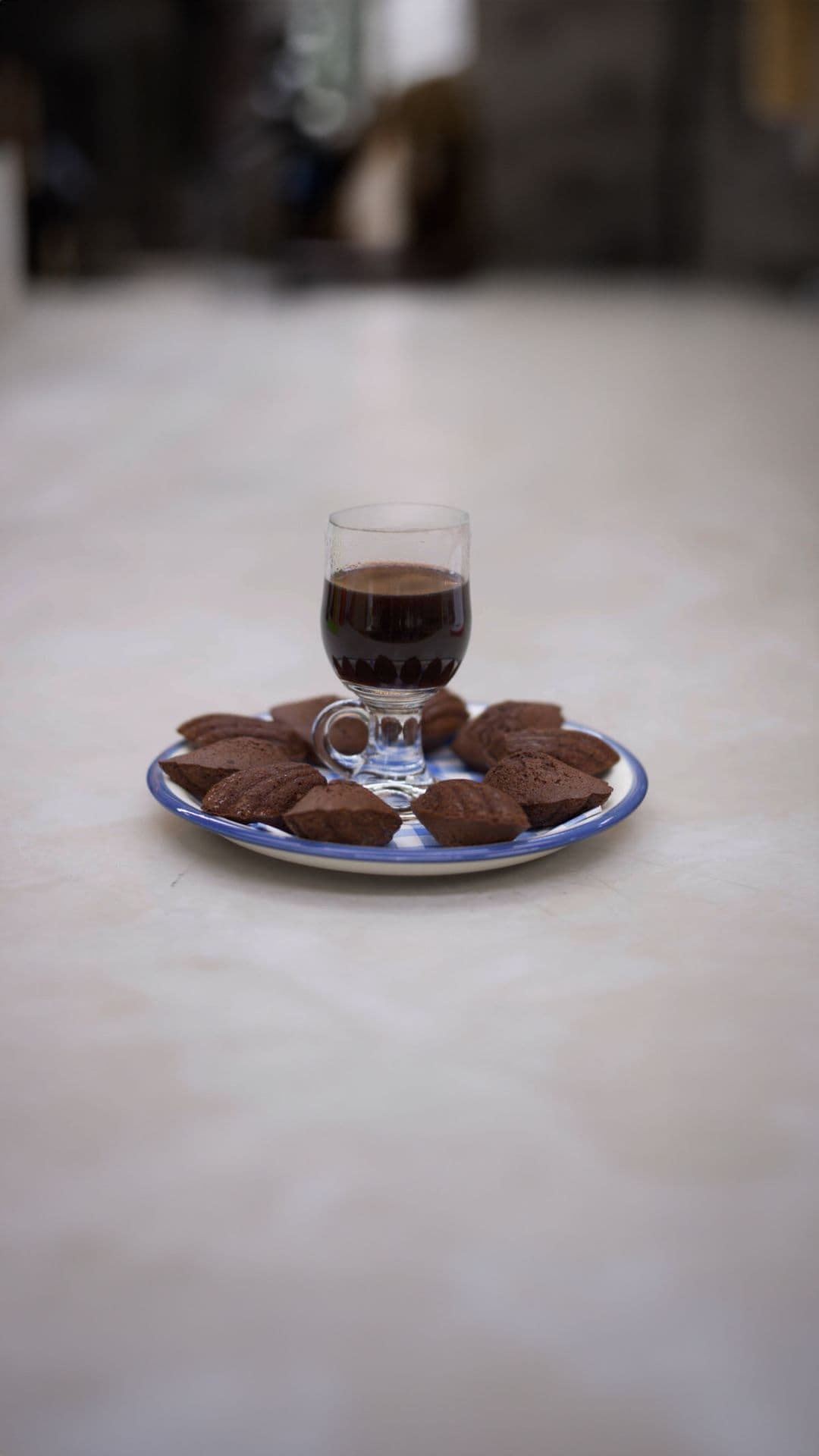 Chocolademadeleines met glühwein