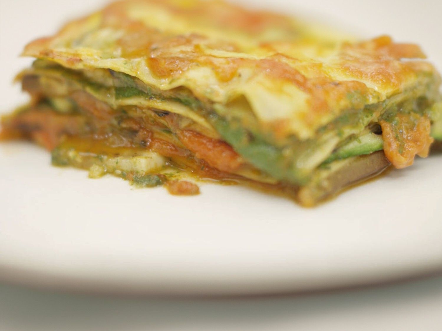 Groentelasagne met 4 kazen