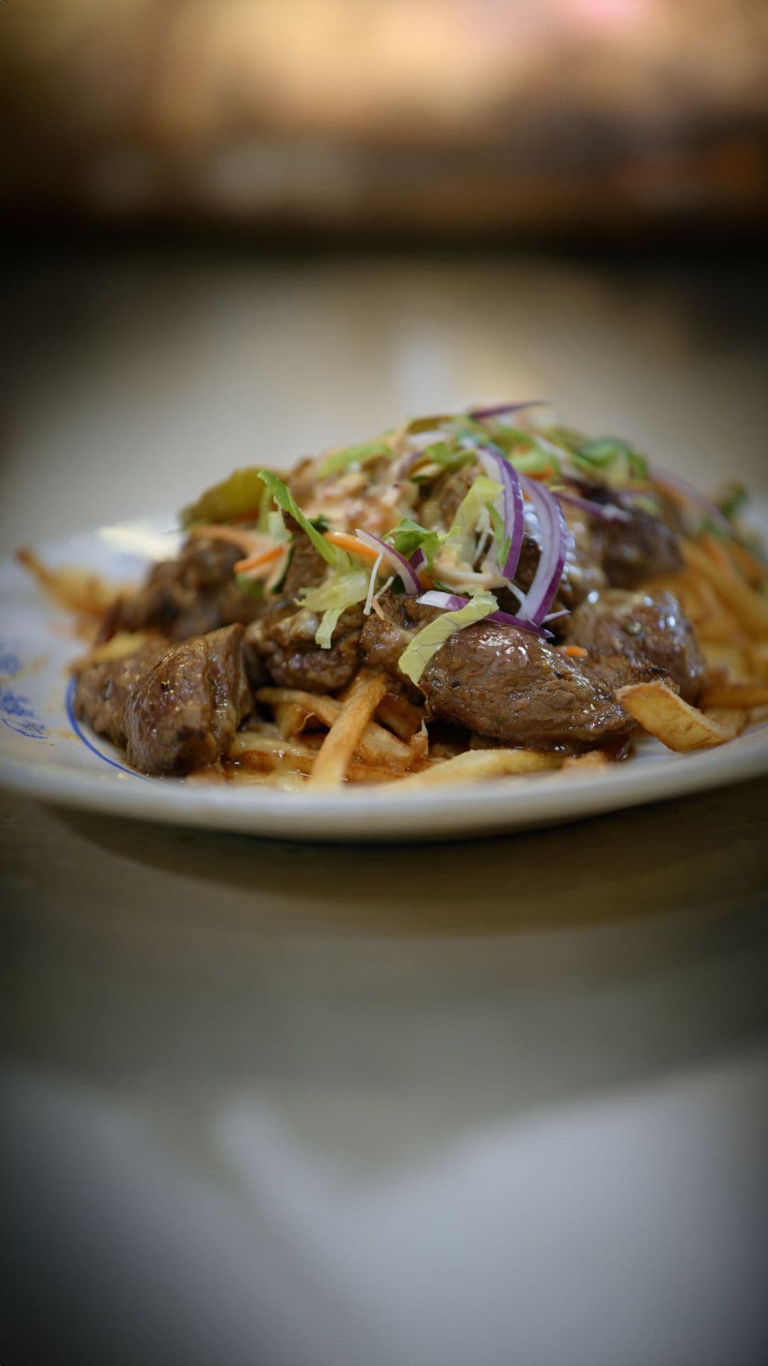 Kapsalon met gegrild lamsvlees