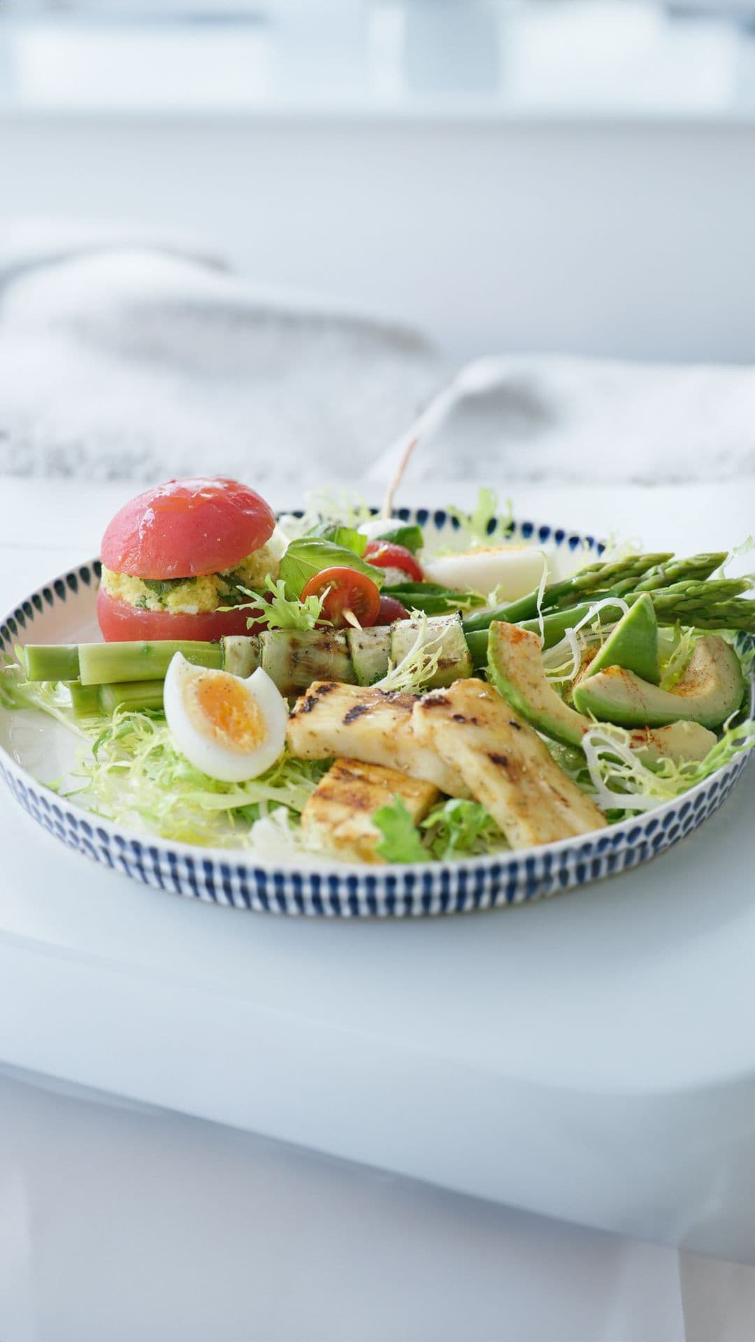 Vegetarische koude schotel