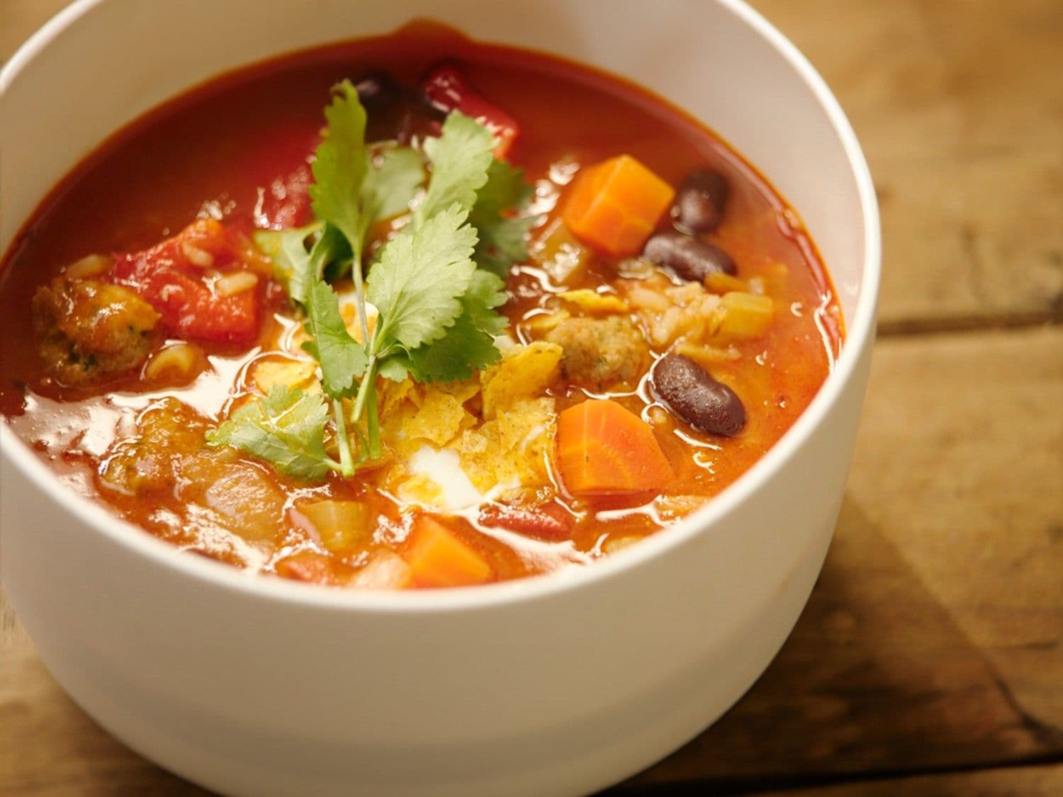 Chili con carne soep