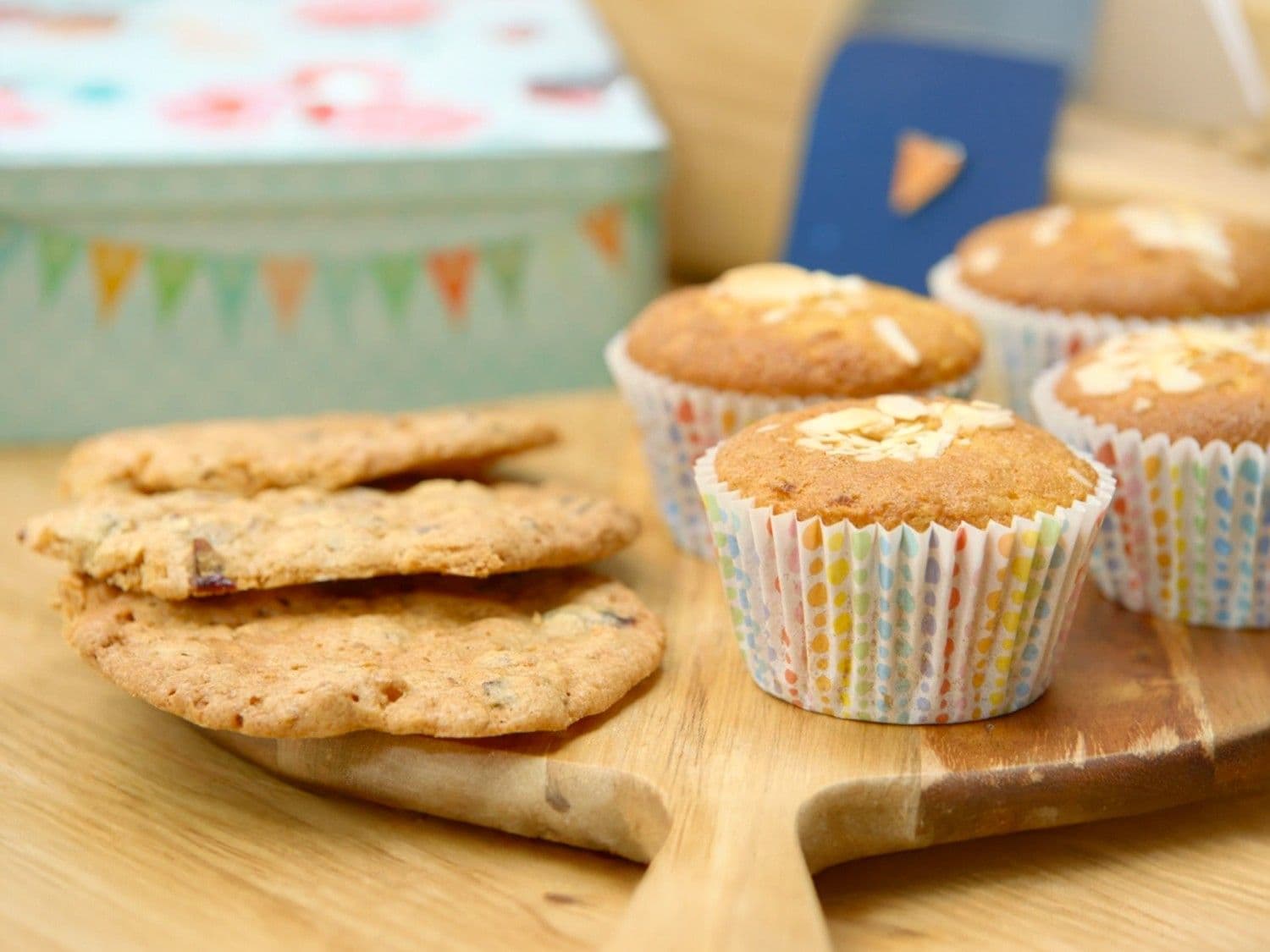 Havercakejes met clementines en haverkoekjes met veenbessen