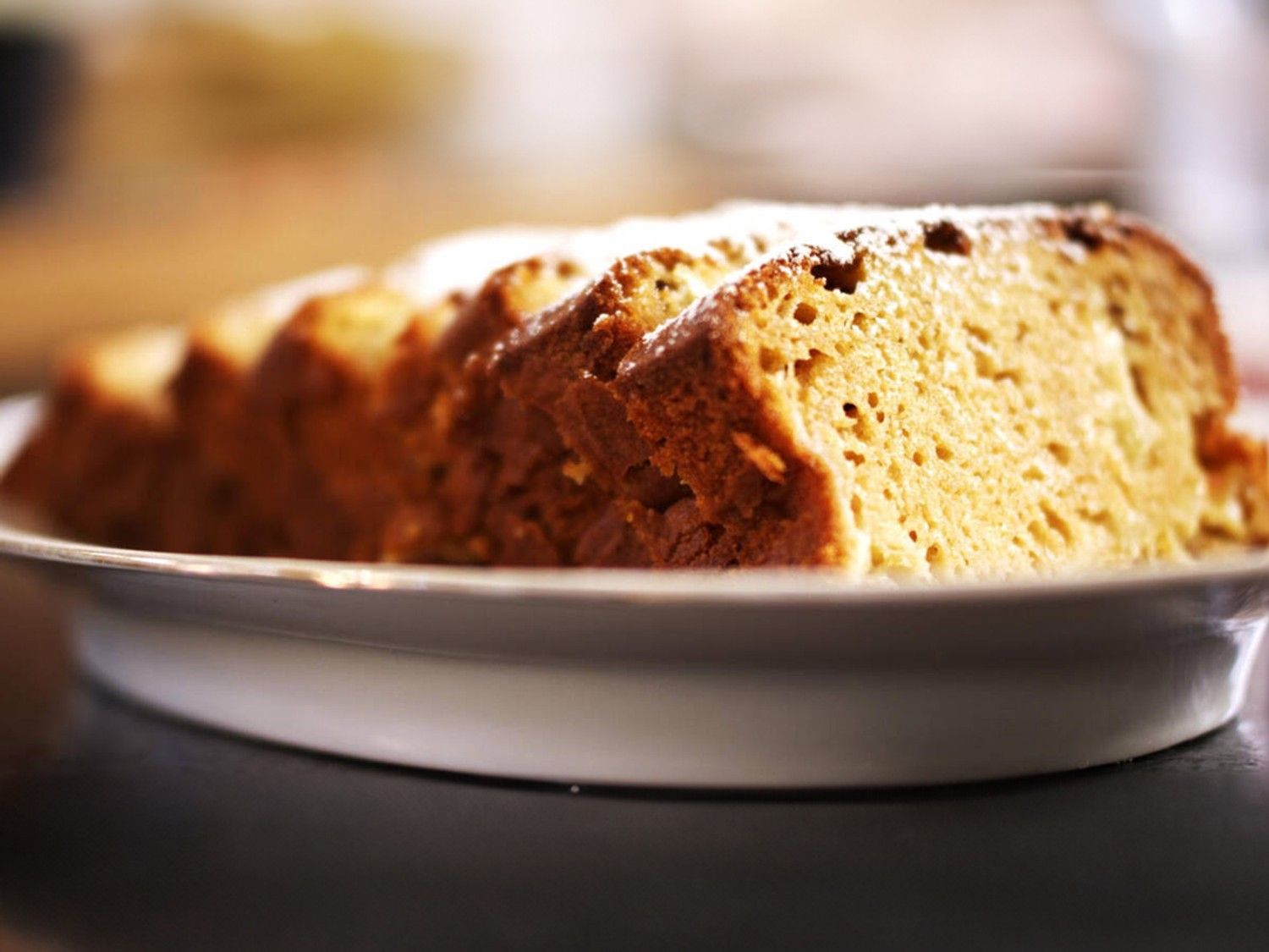 Appelcake met honing