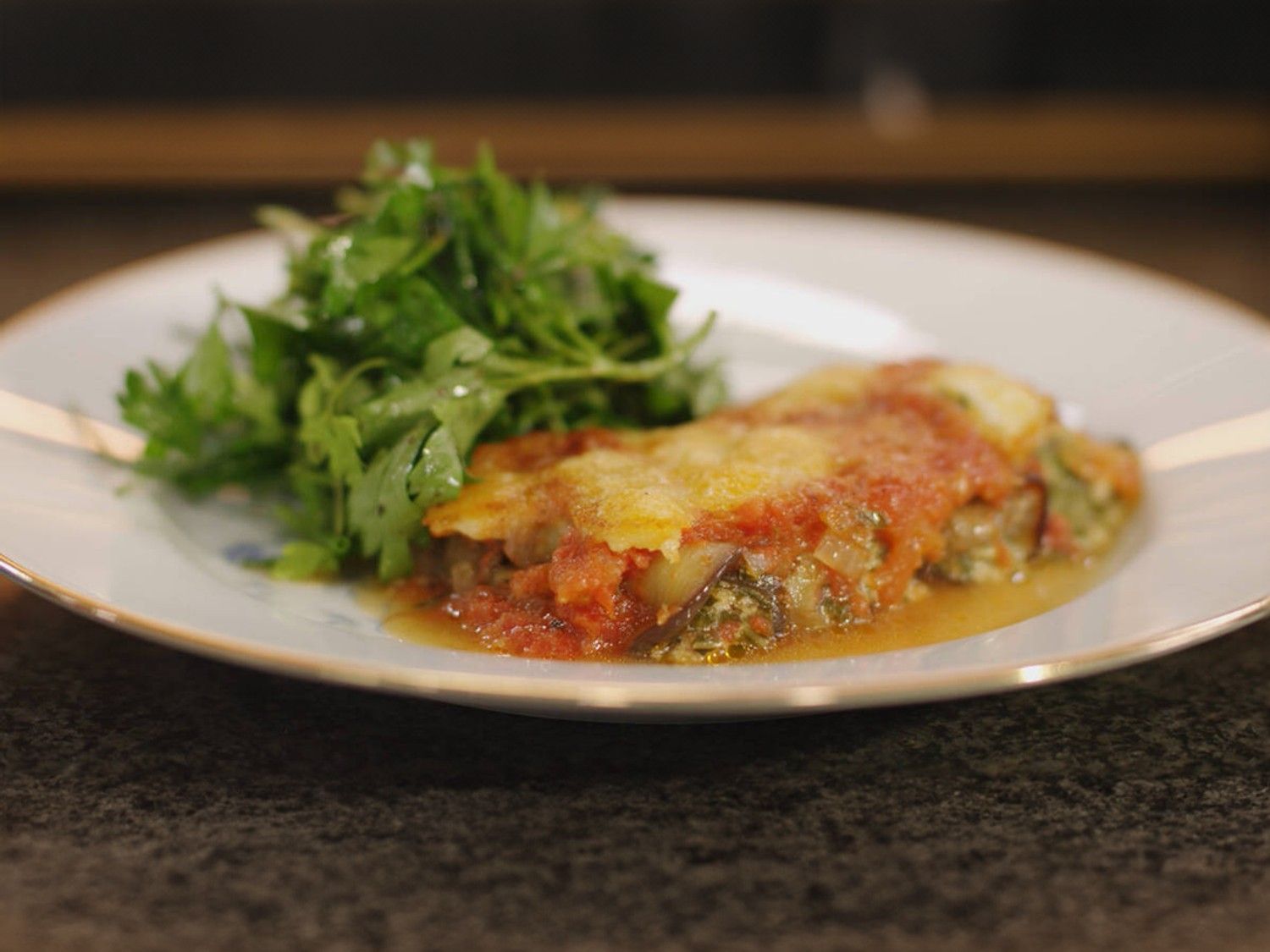 Canneloni van aubergine