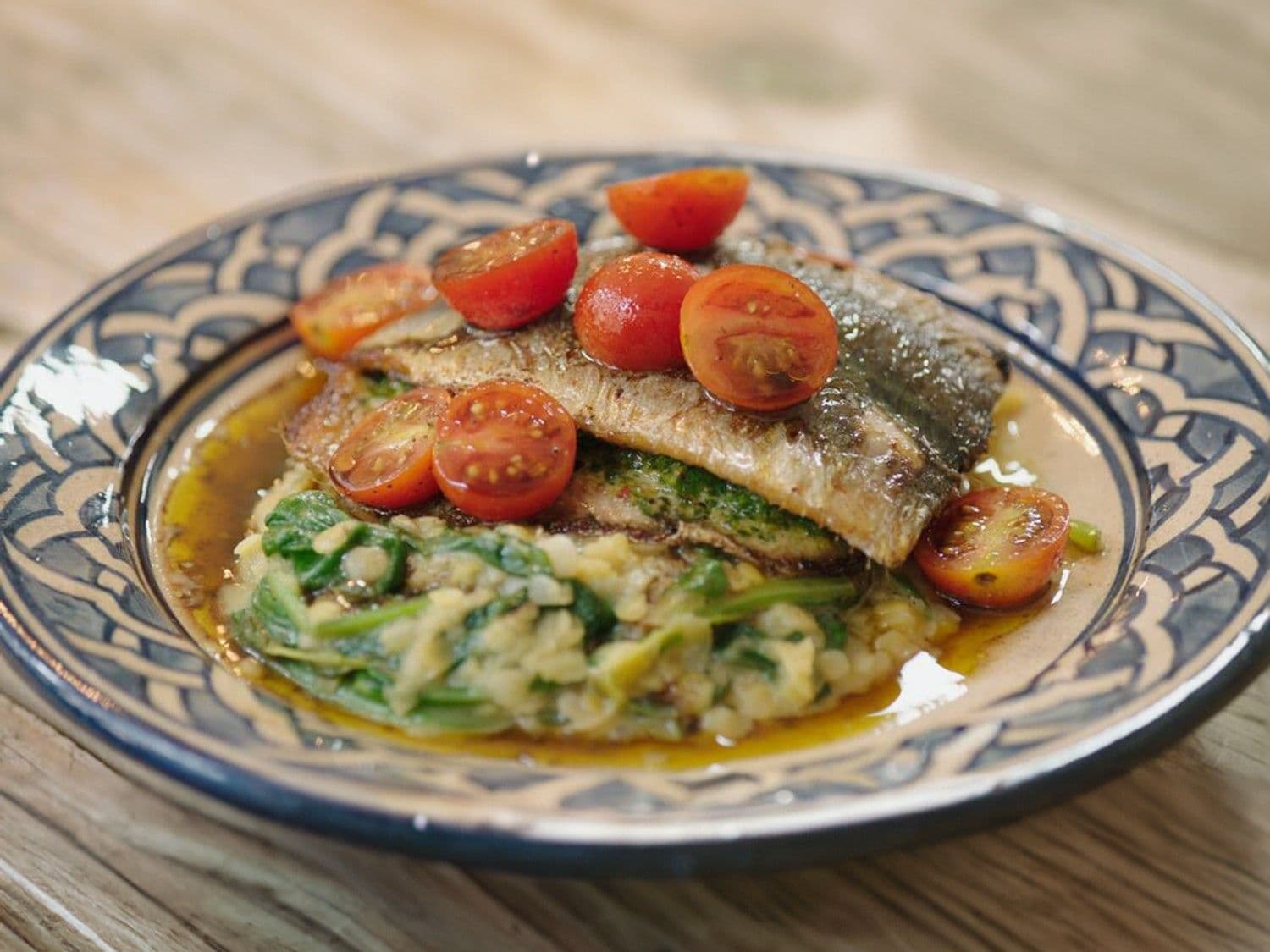Opgevulde sardientjes met linzensalade