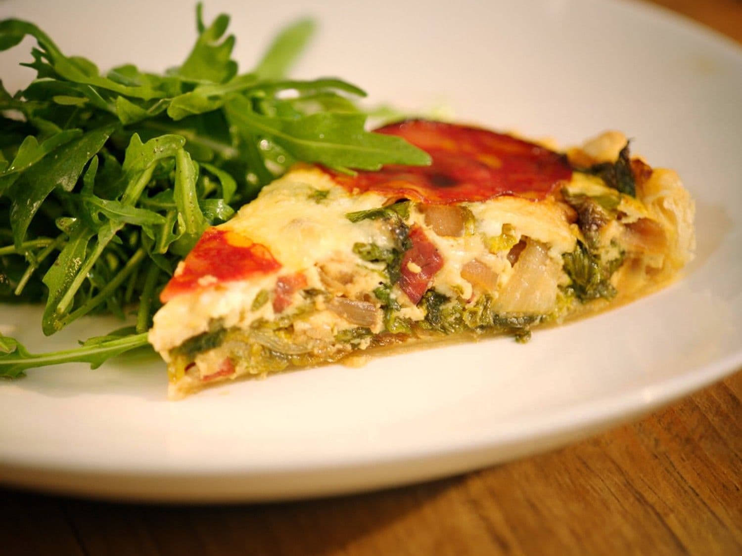 Quiche diavola met andijvie