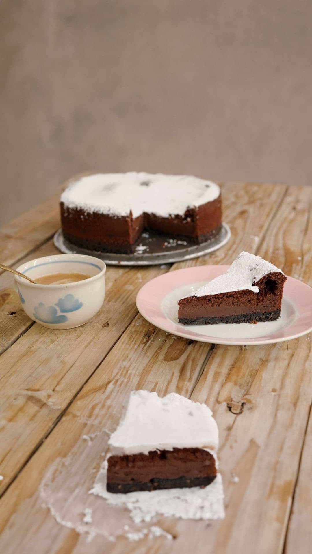Chocoladekaastaart met Oreokoekjes
