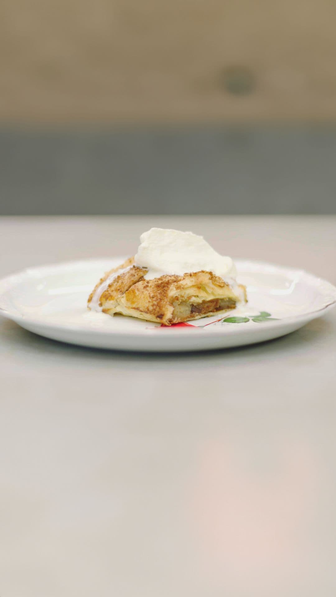 Appelstrudel met speculaas