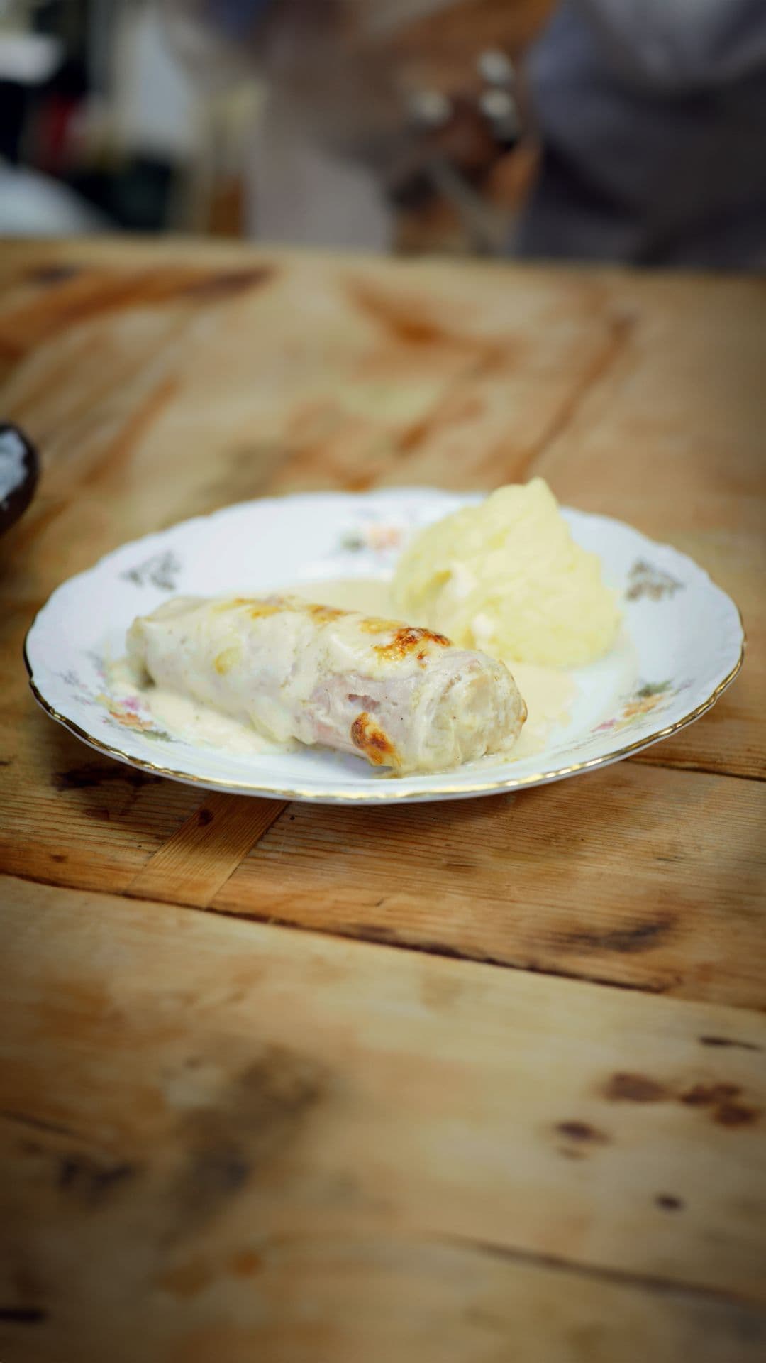 Selderharten met ham en kaas