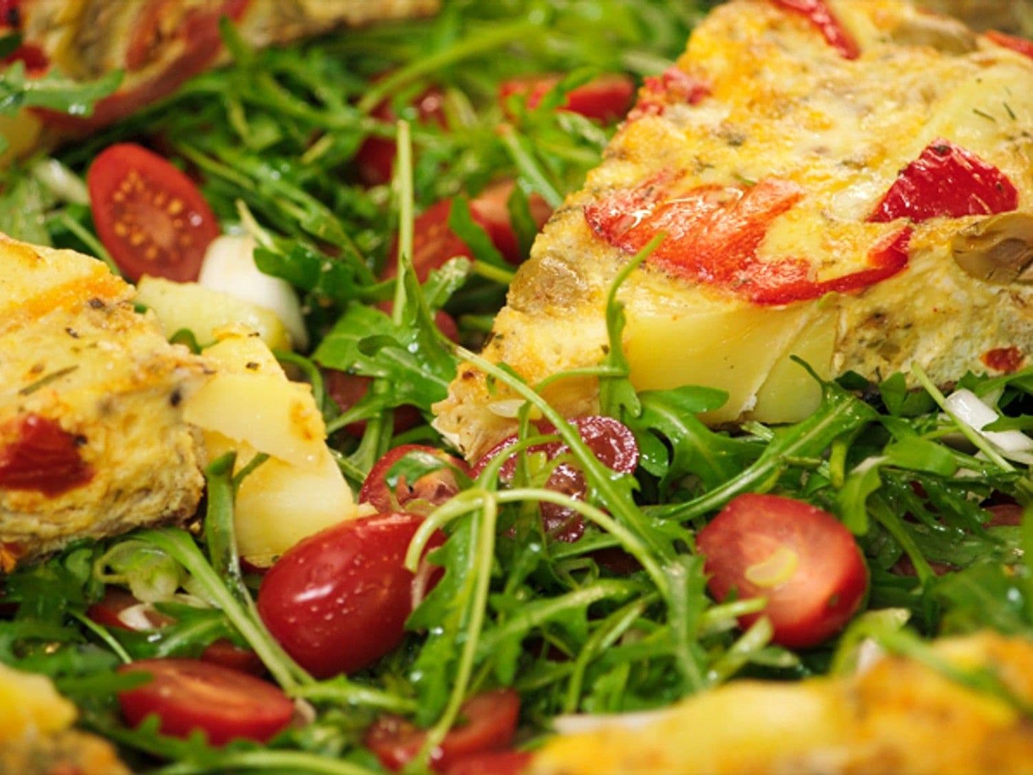Aardappeltortilla met artisjokken