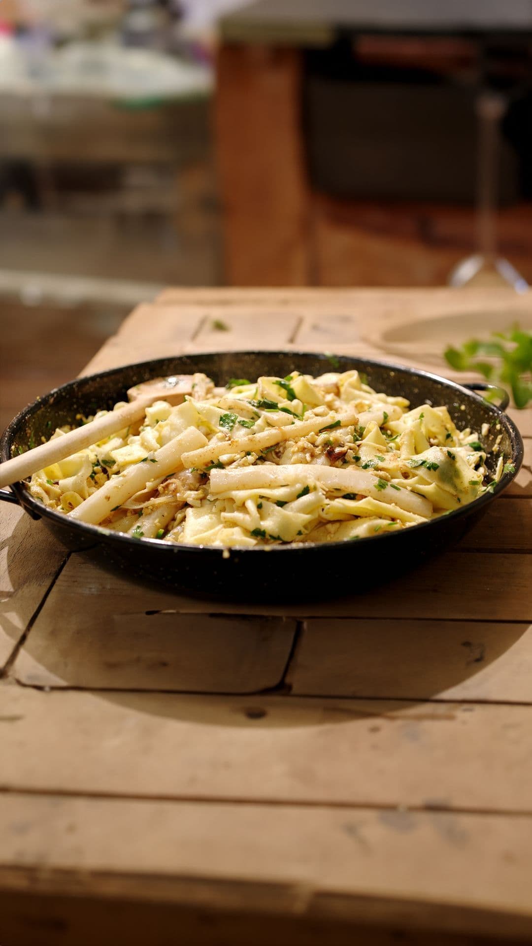 Pasta schorseneren à la flamande