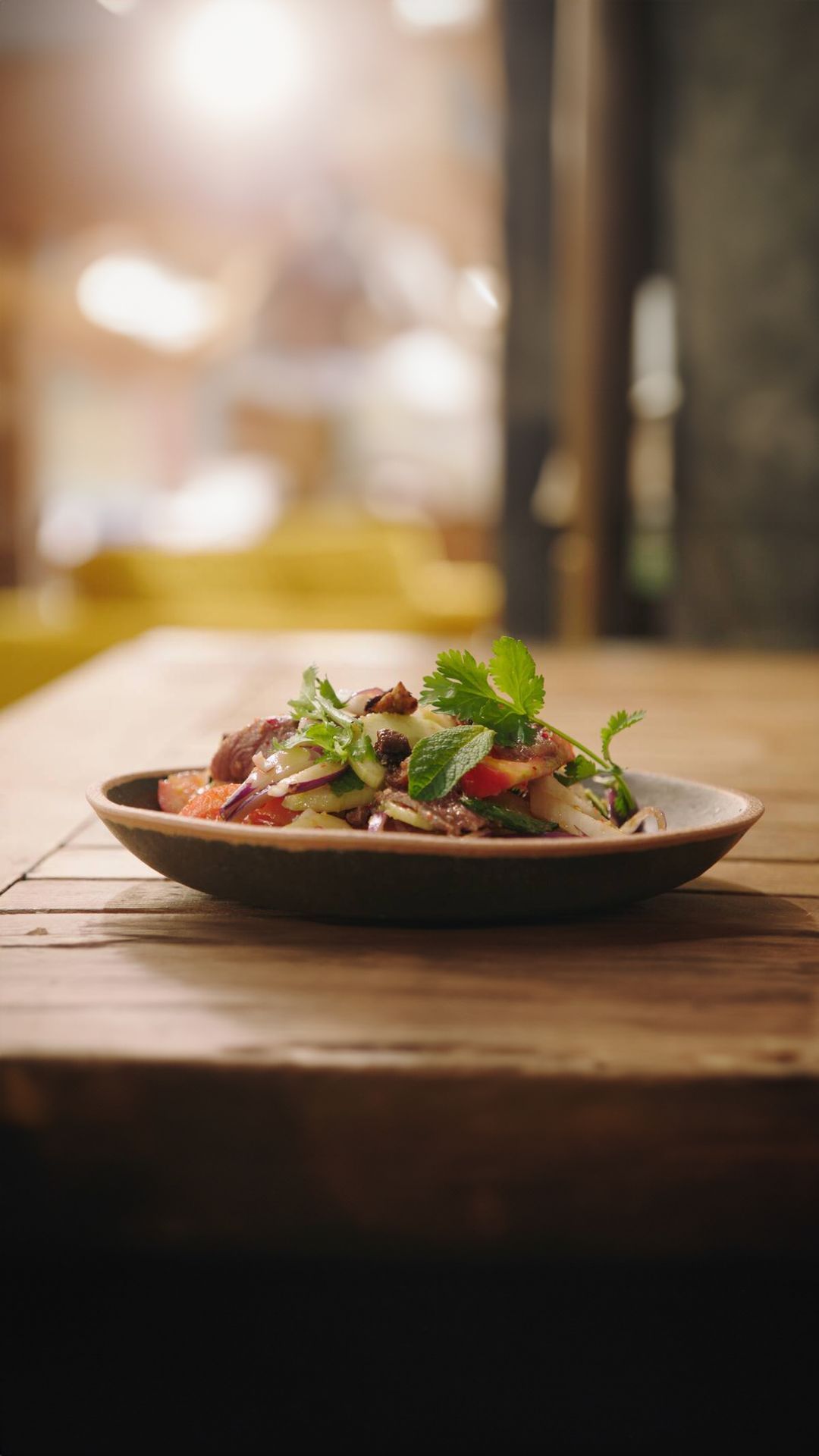 Oosterse salade met eendenborst